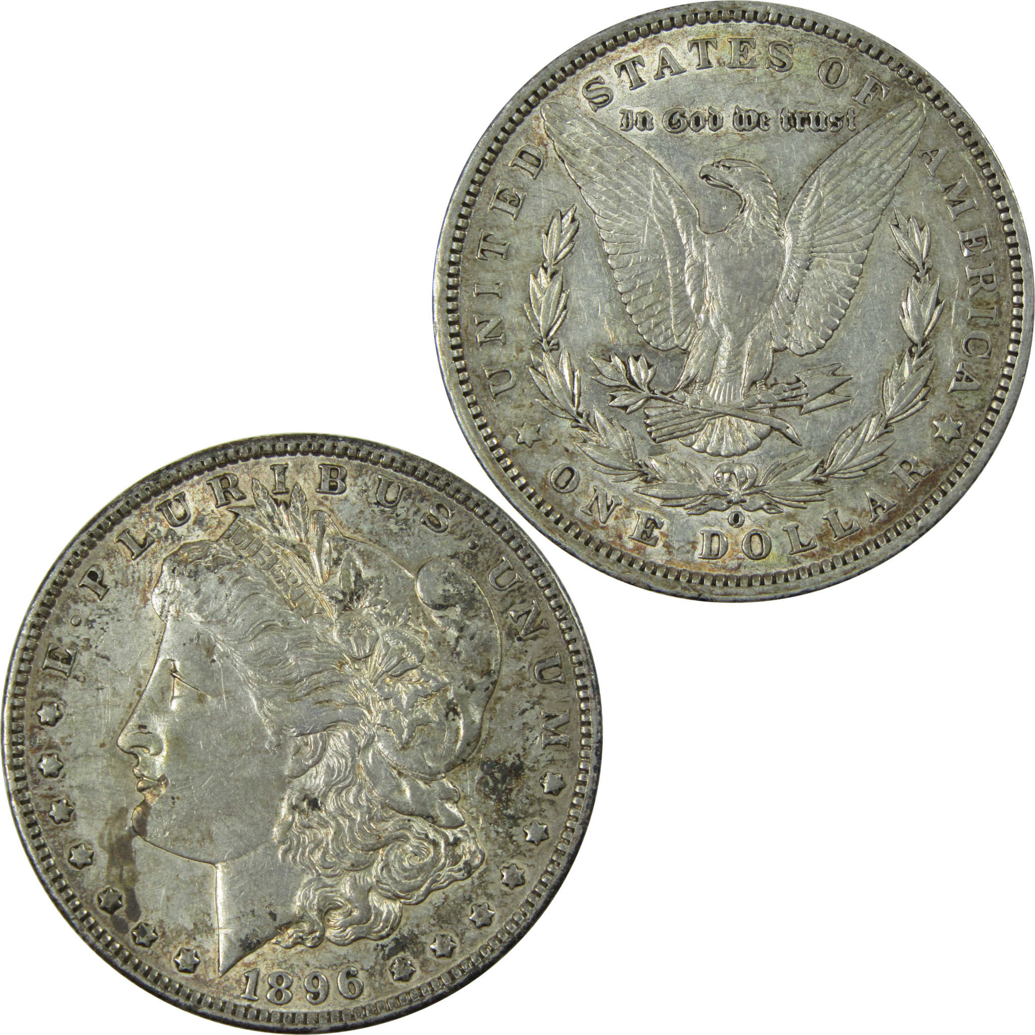 1896 O Morgan Dollar AU About Uncirculated Silver $1 Coin SKU:I13358 - Morgan coin - Morgan silver dollar - Morgan silver dollar for sale - Profile Coins &amp; Collectibles