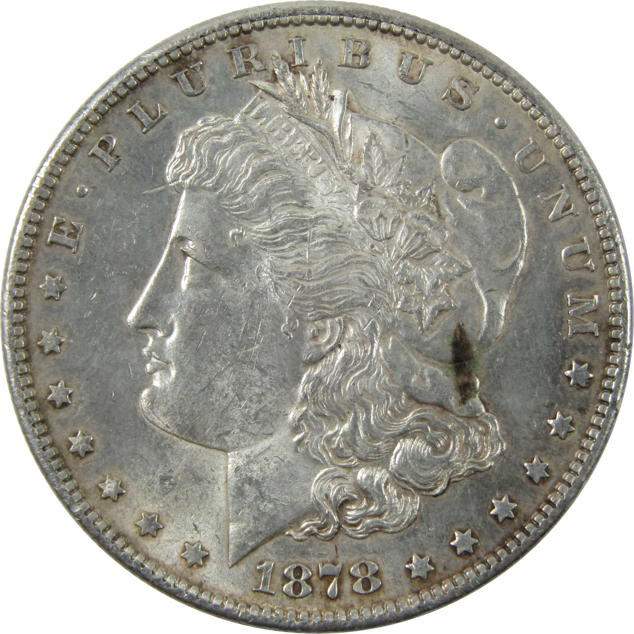 1878 S Morgan Dollar AU About Uncirculated Silver $1 Coin SKU:I14203 - Morgan coin - Morgan silver dollar - Morgan silver dollar for sale - Profile Coins &amp; Collectibles