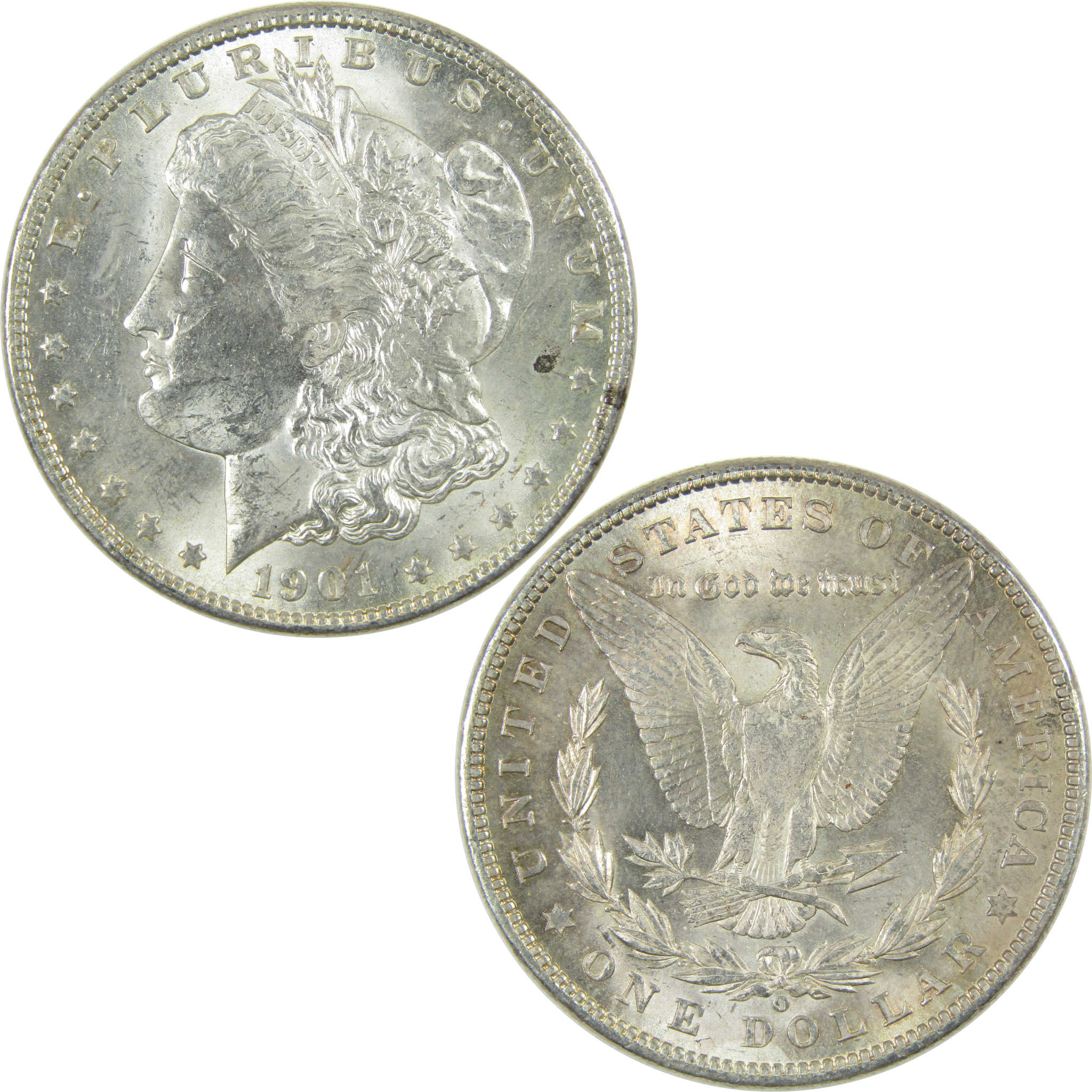 1901 O Morgan Silver Dollar Uncirculated Mint State $1 Coin SKU:I27806