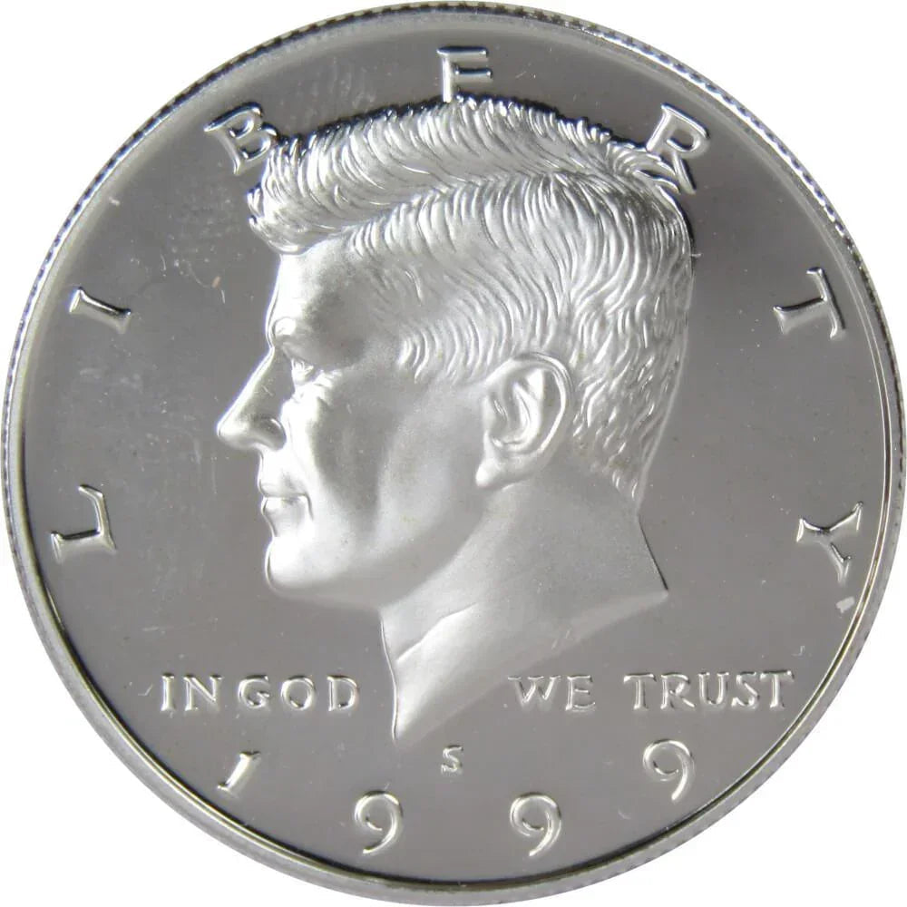 1999 S Kennedy Silver Half Dollar Proof 50c Coin Collectible