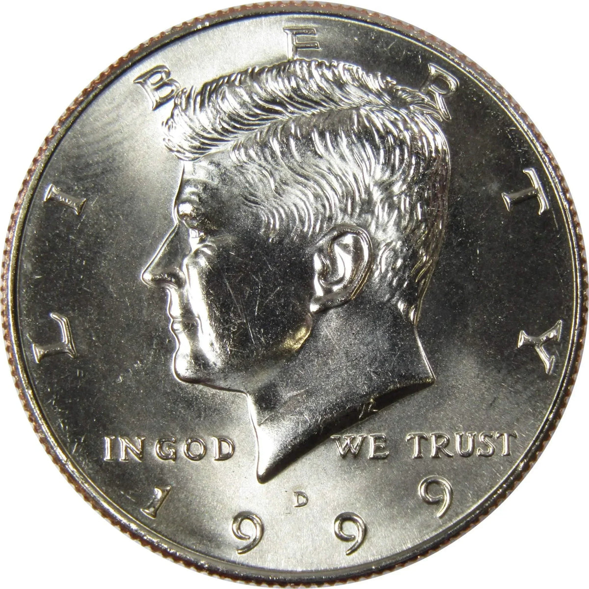 1999 D Kennedy Half Dollar Clad Uncirculated Mint State 50c Coin