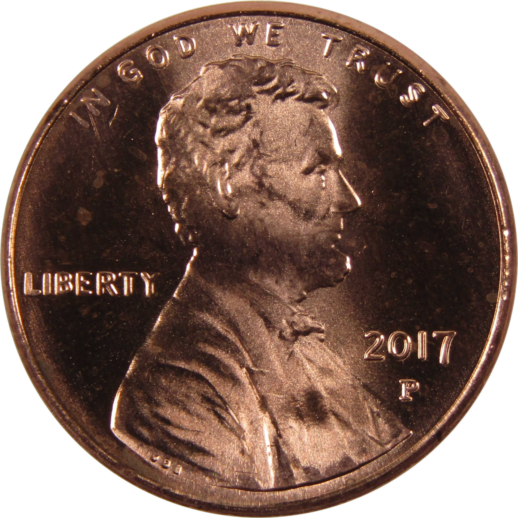 2017 P Lincoln Shield Cent BU Uncirculated Penny 1c Coin