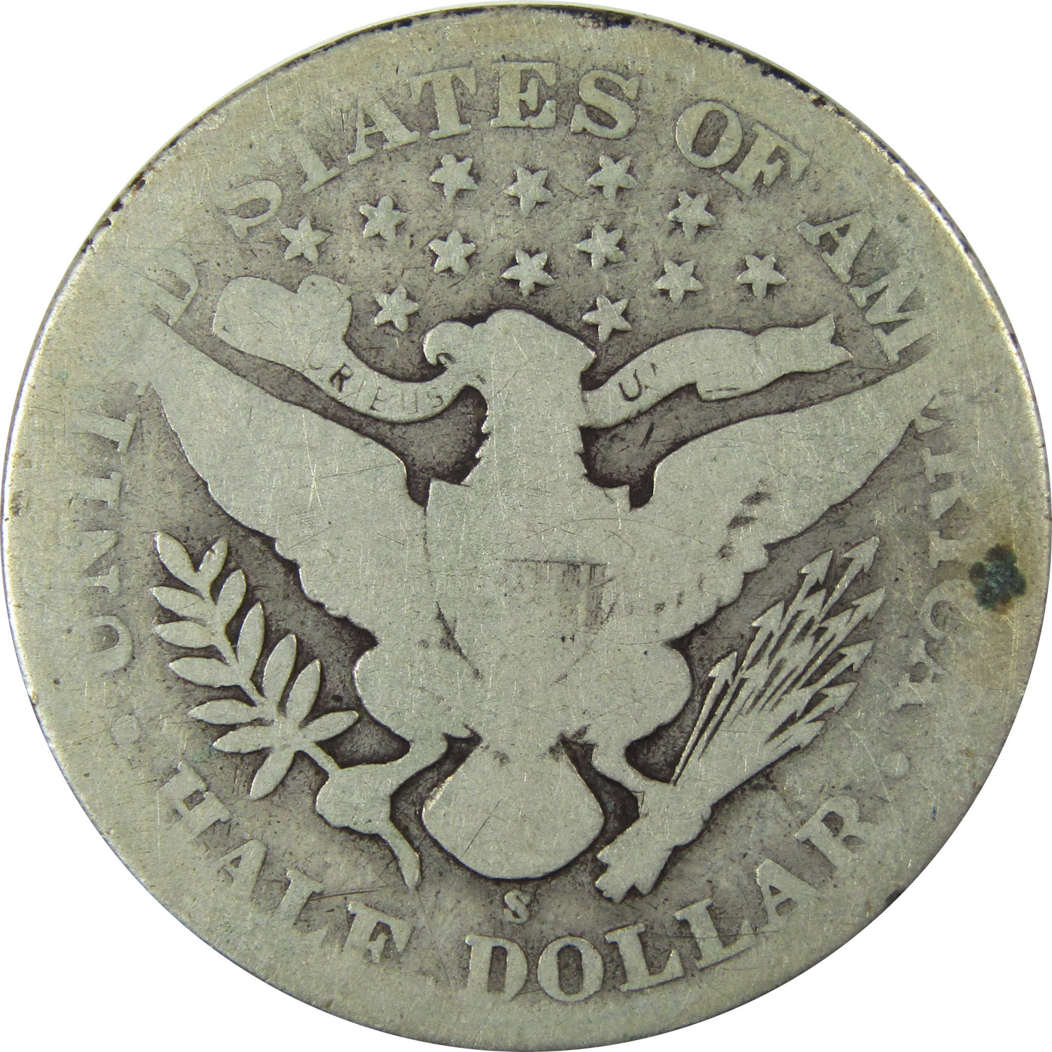 1904 S Barber Silver Half Dollar G Good 50c Coin SKU:I25958