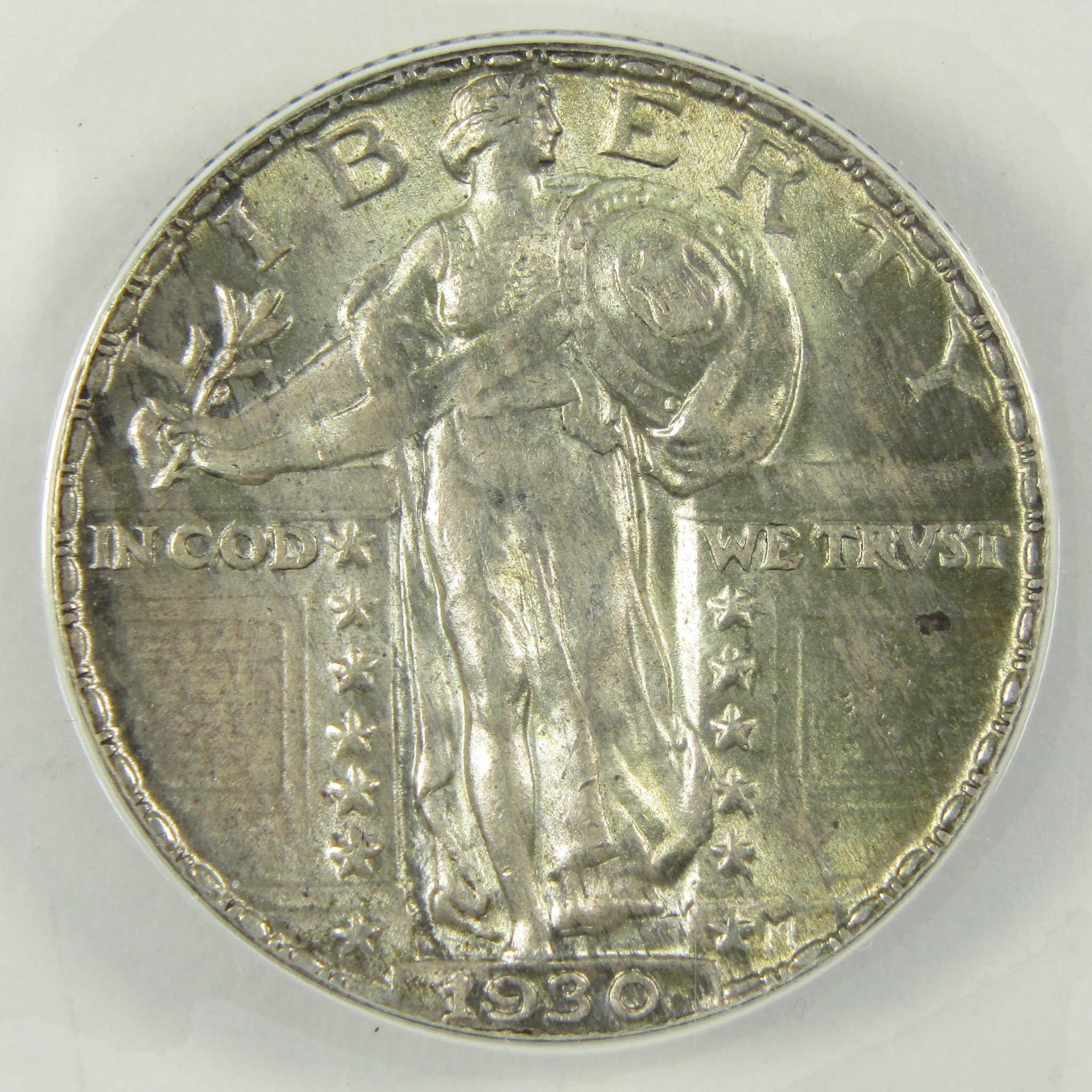 1930 Standing Liberty Silver Quarter MS 63 FH ANACS Uncirculated
