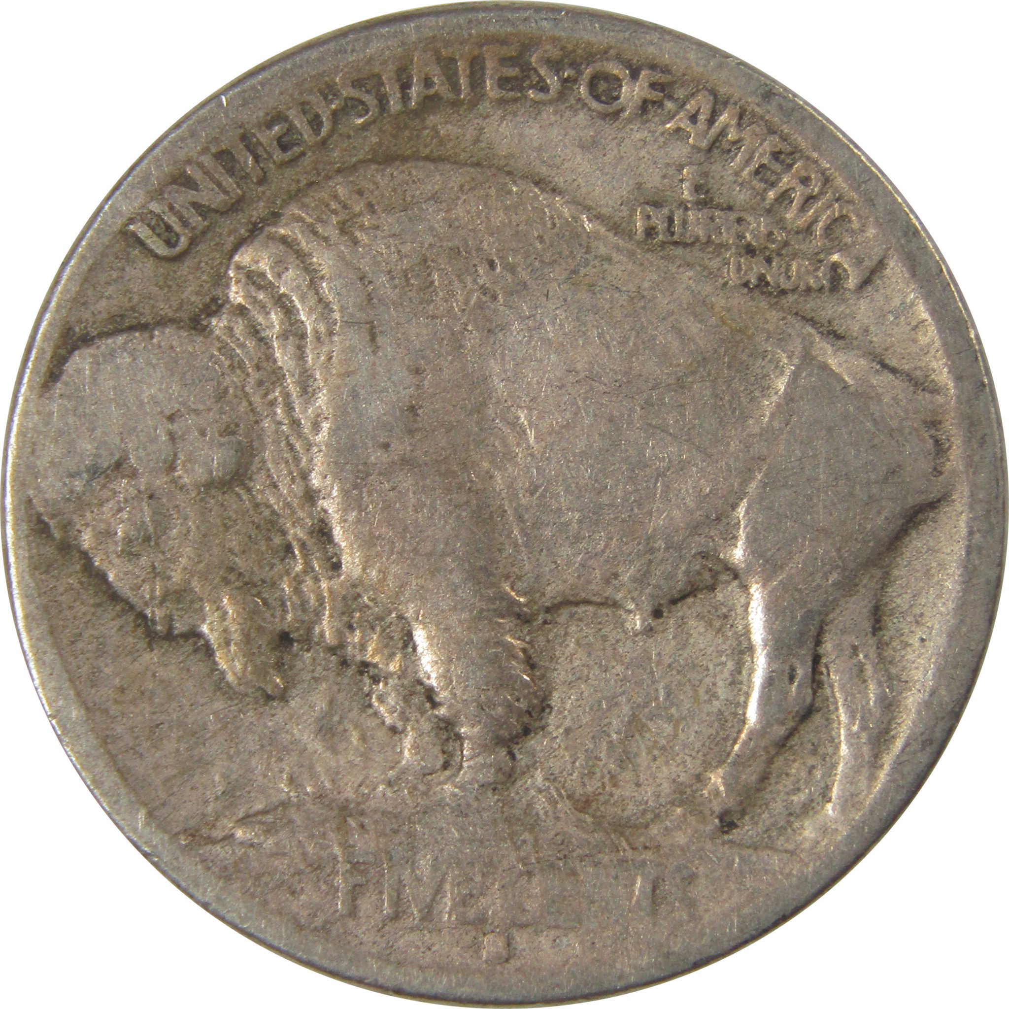 1913 S Type 1 Indian Head Buffalo Nickel AG About Good SKU:I22835