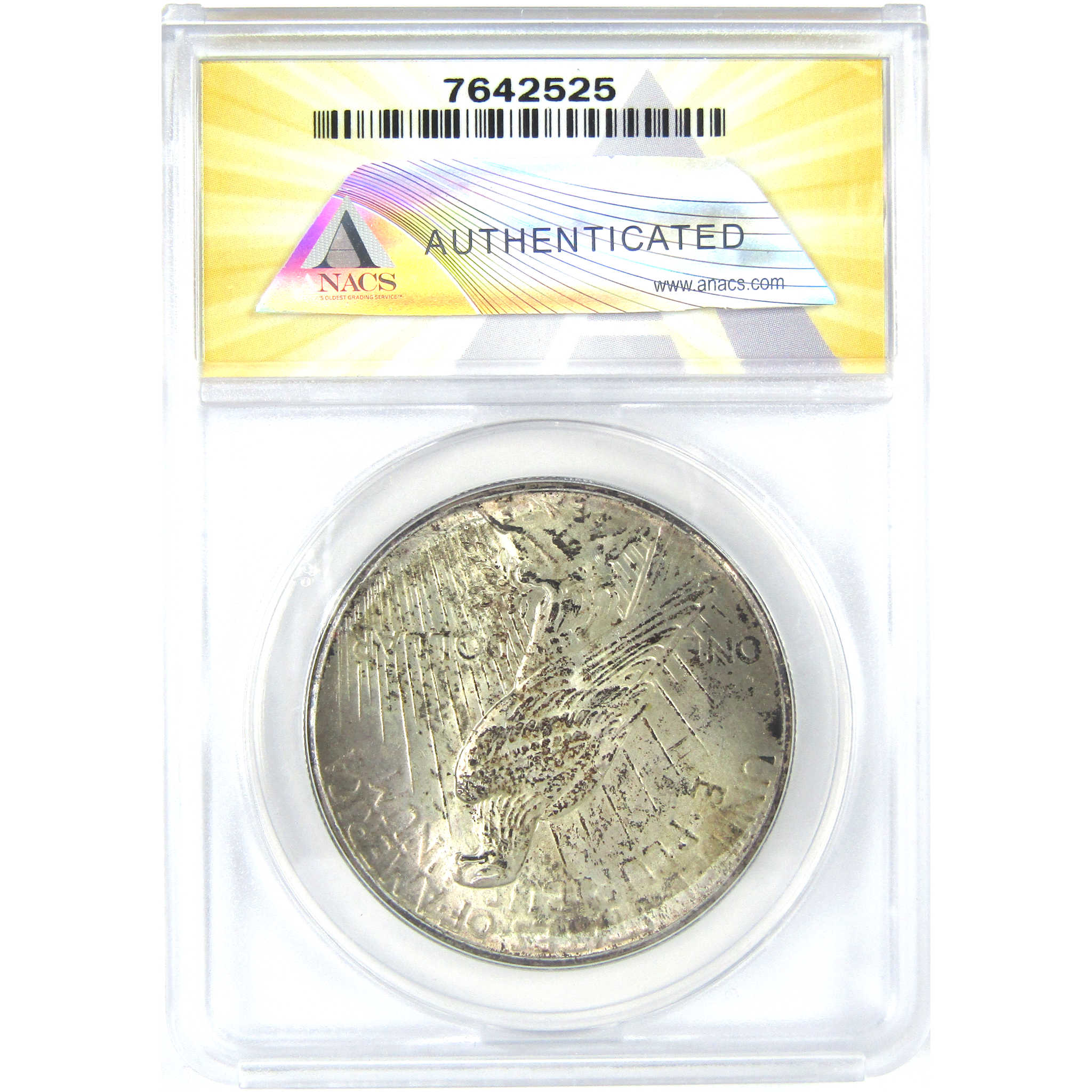 1928 Peace Dollar MS 60 Details ANACS Silver $1 Coin SKU:I16250