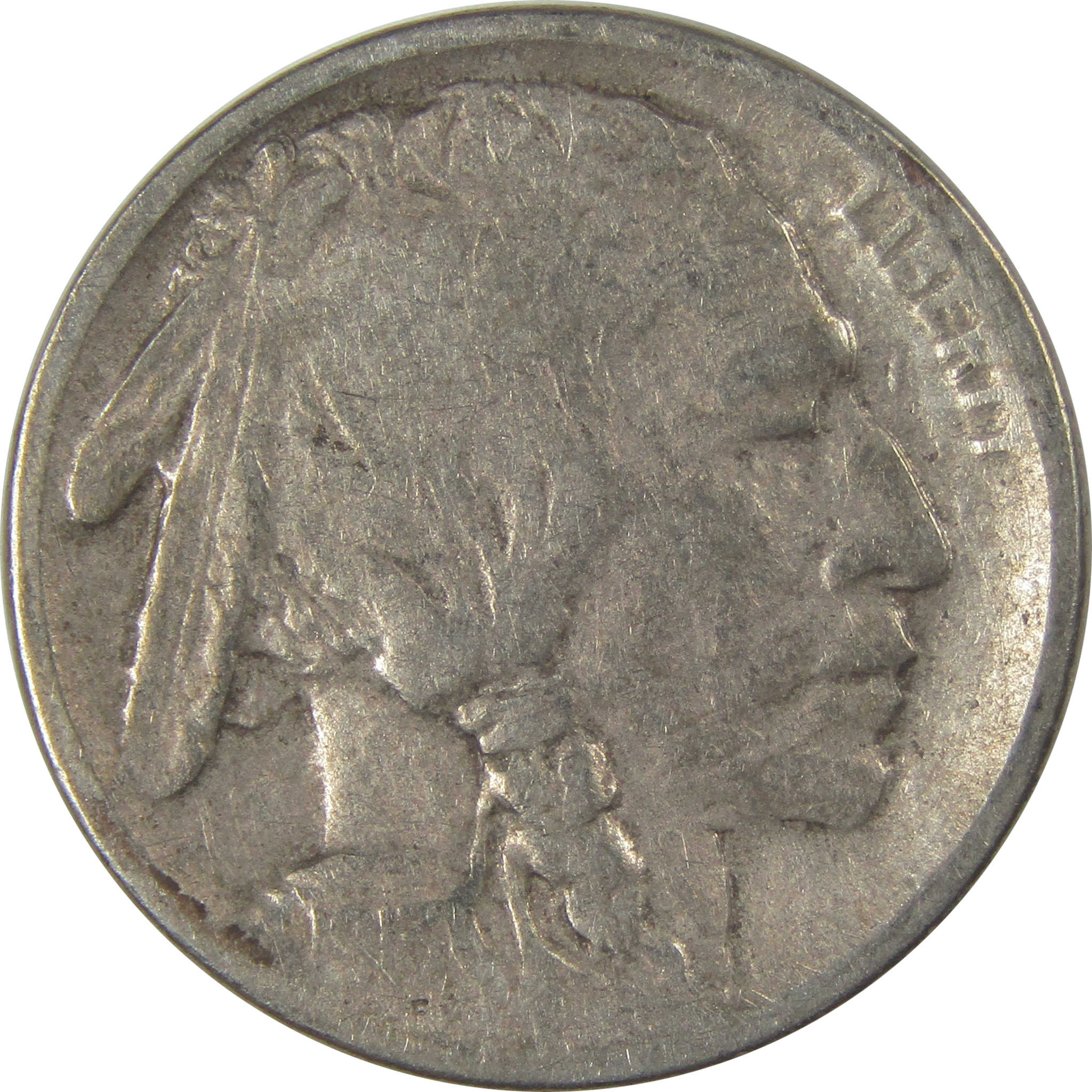 1913 S Type 1 Indian Head Buffalo Nickel F Fine Details SKU:I22893