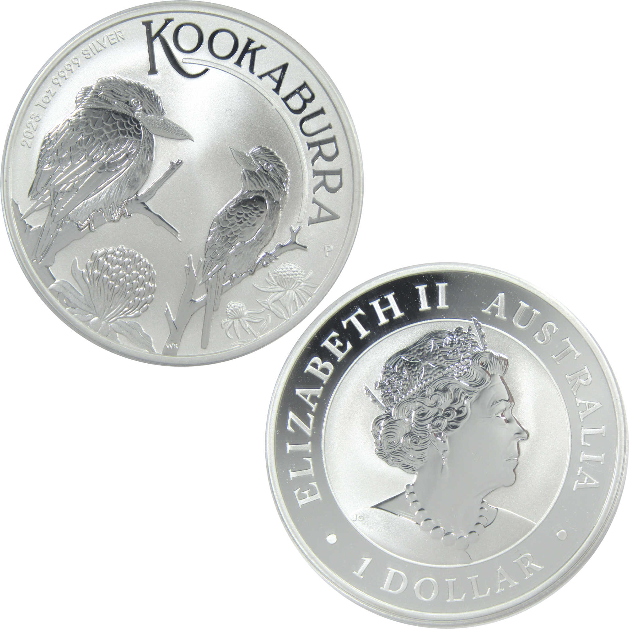 2023 P Australian Kookaburra Uncirculated 1 oz .9999 Silver Bullion $1