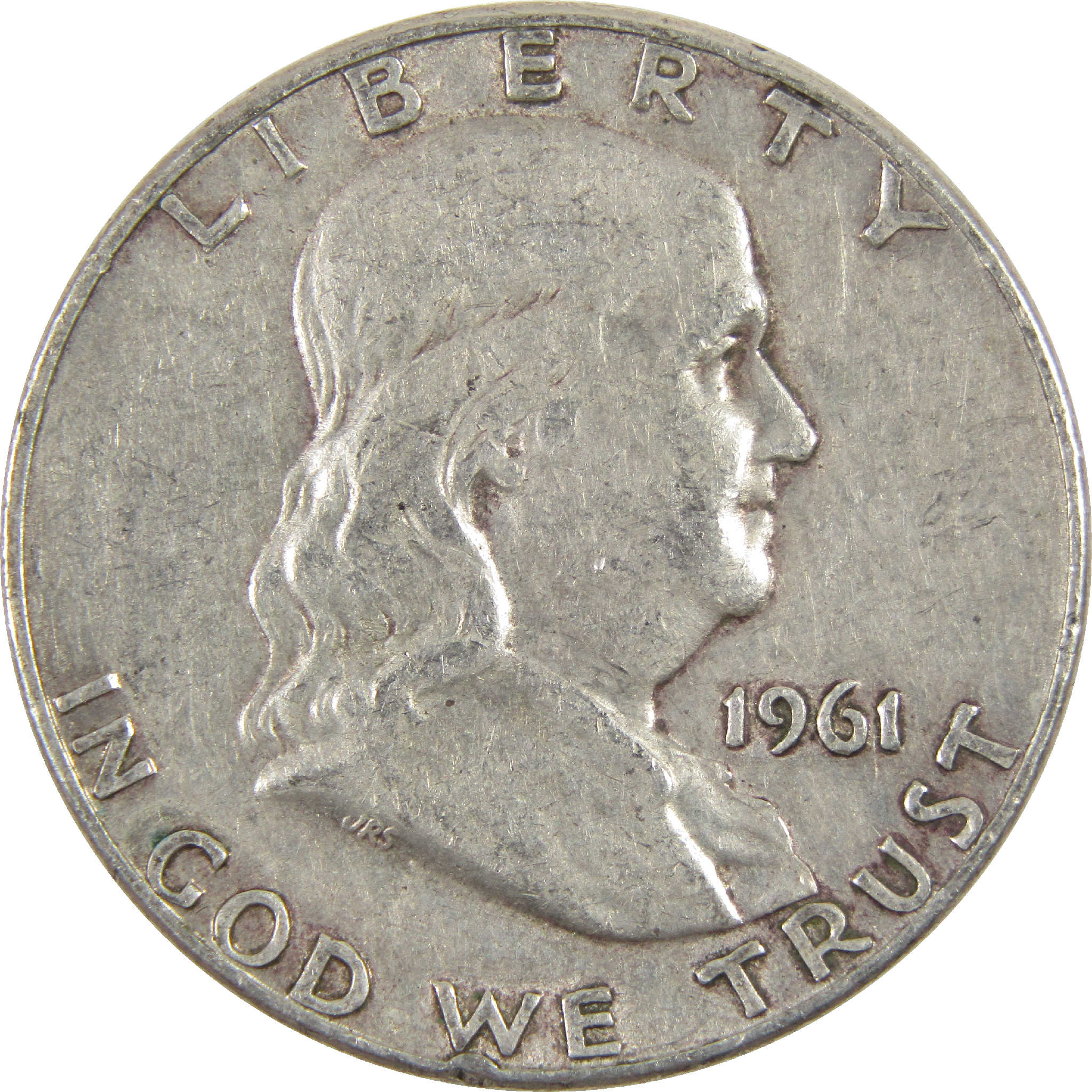 1961 D Franklin Half Dollar G Good Silver 50c Coin