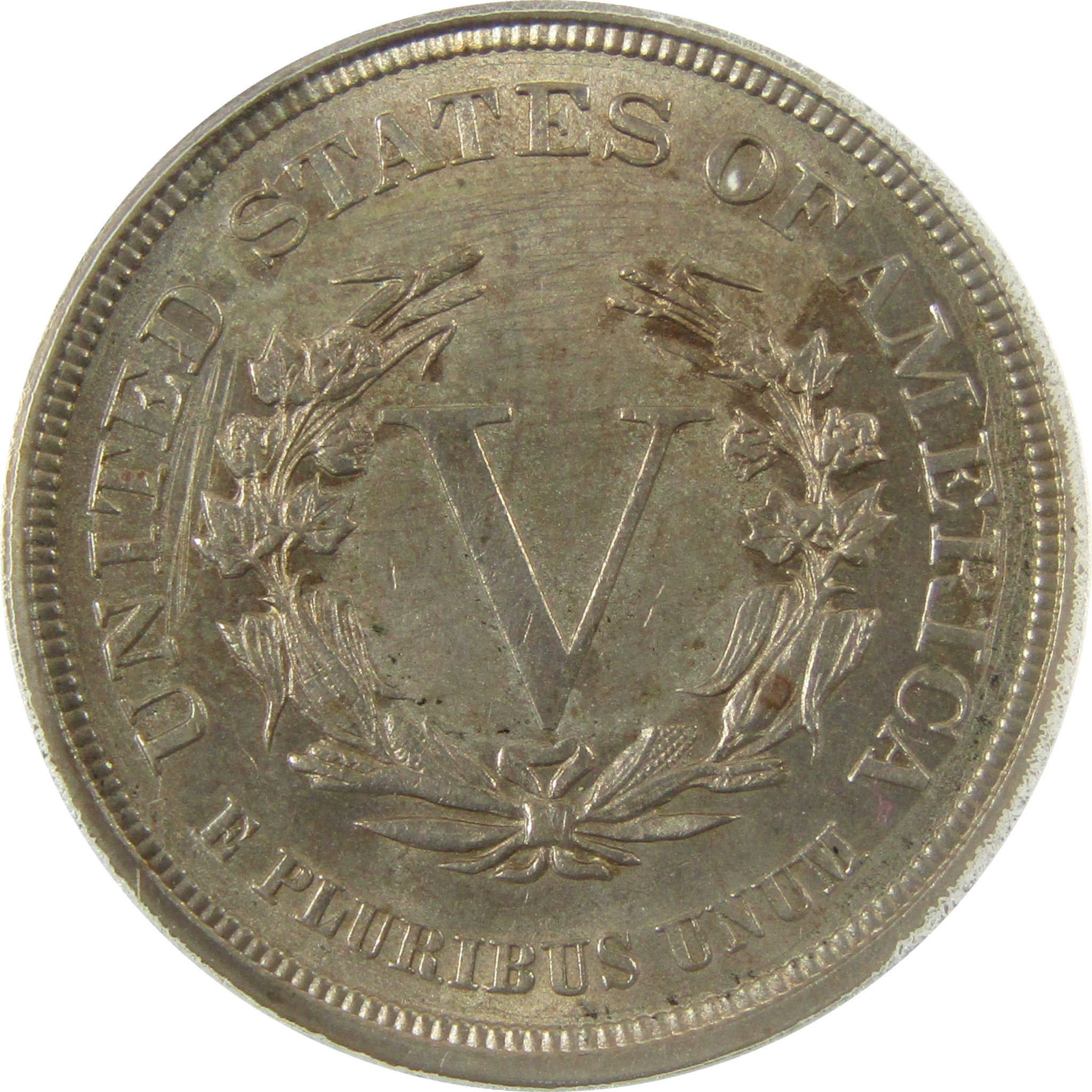 1883 No Cents Liberty Head V Nickel MS 60 Details ANACS SKU:I28476