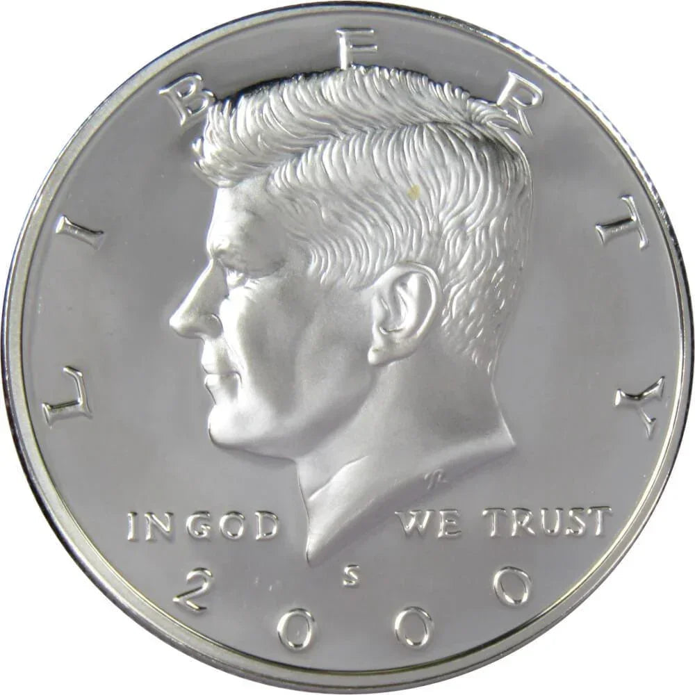 2000 S Kennedy Silver Half Dollar Proof 50c Coin Collectible