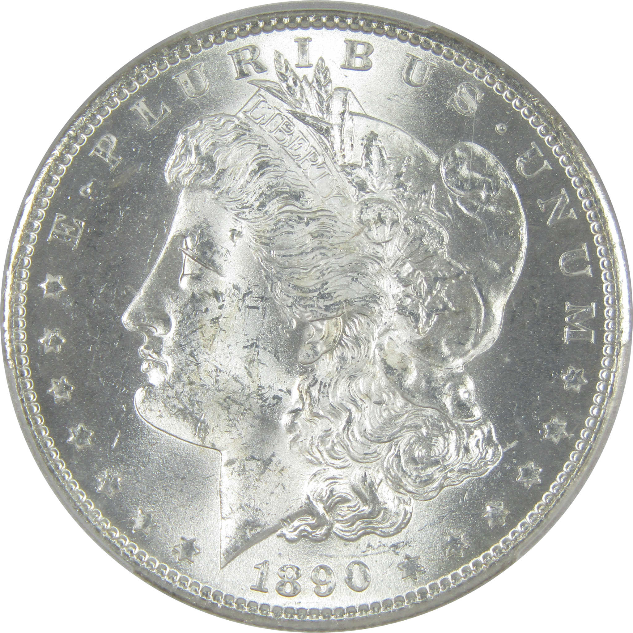 1890 S Morgan Dollar MS 64 PCGS Silver $1 Uncirculated Coin SKU:I15392 - Morgan coin - Morgan silver dollar - Morgan silver dollar for sale - Profile Coins &amp; Collectibles