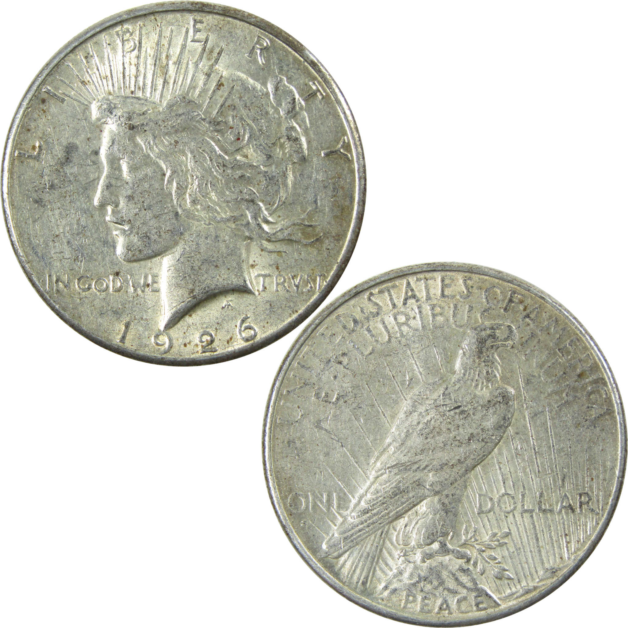 1926 S Peace Dollar XF EF Extremely Fine Silver $1 Coin SKU:I13753