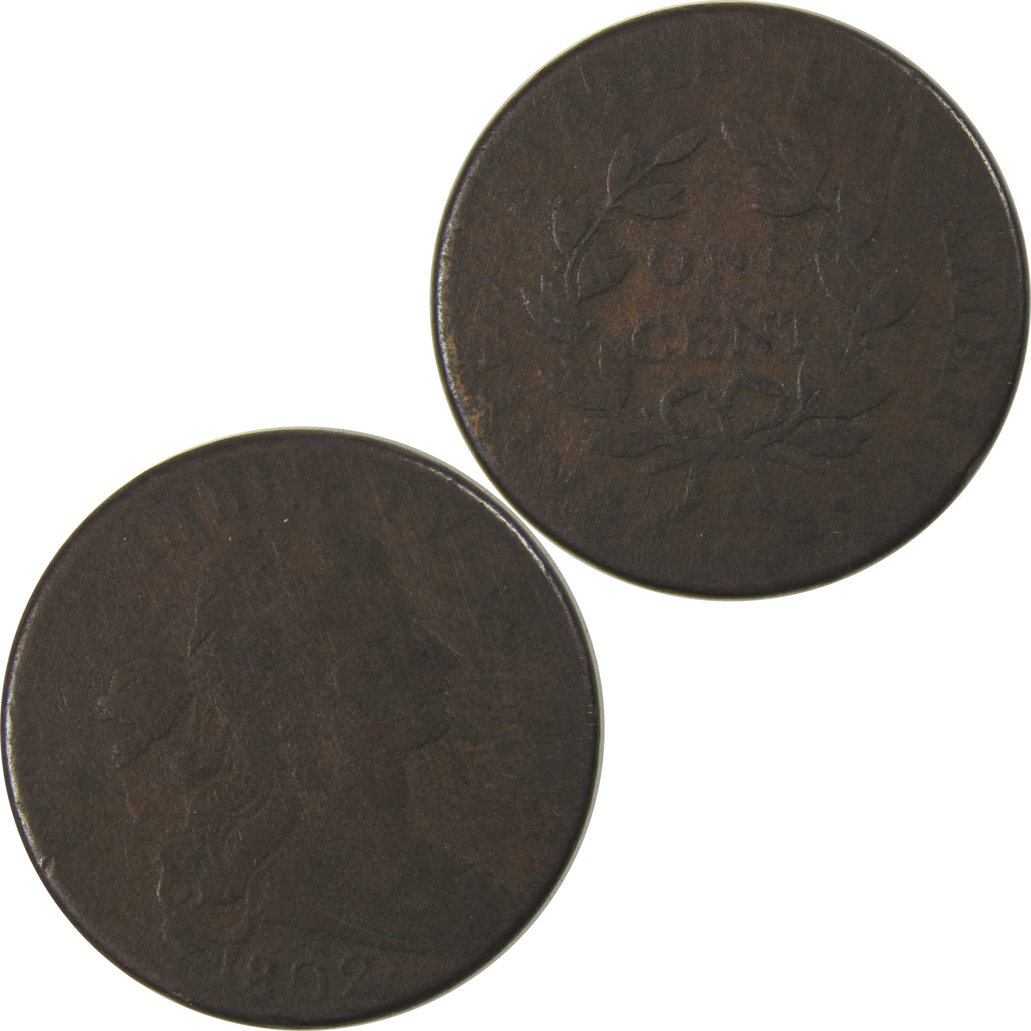 1802 Draped Bust Large Cent AG About Good Copper Penny SKU:I23837