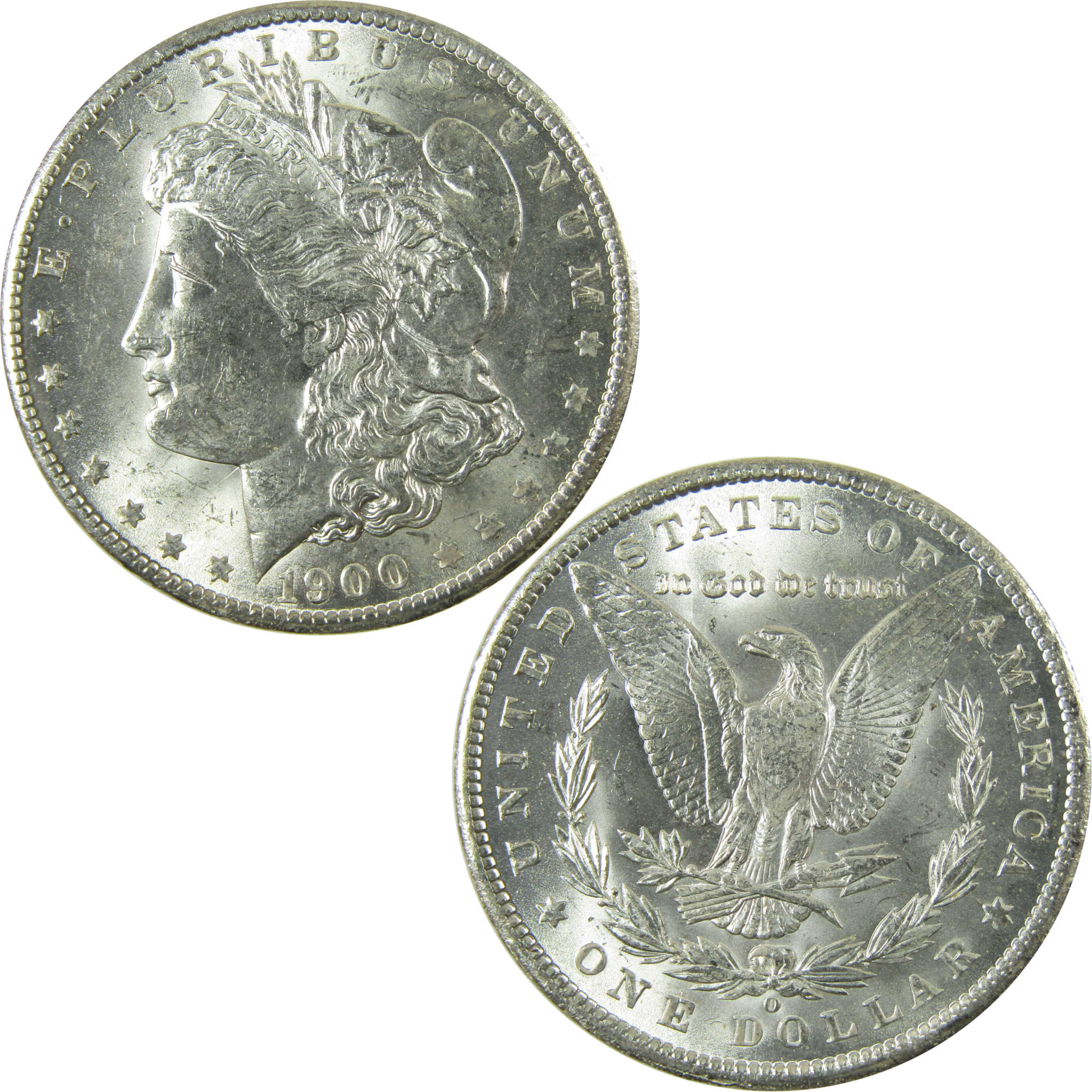 1900 O Morgan Silver Dollar Uncirculated Mint State $1 Coin SKU:I28366