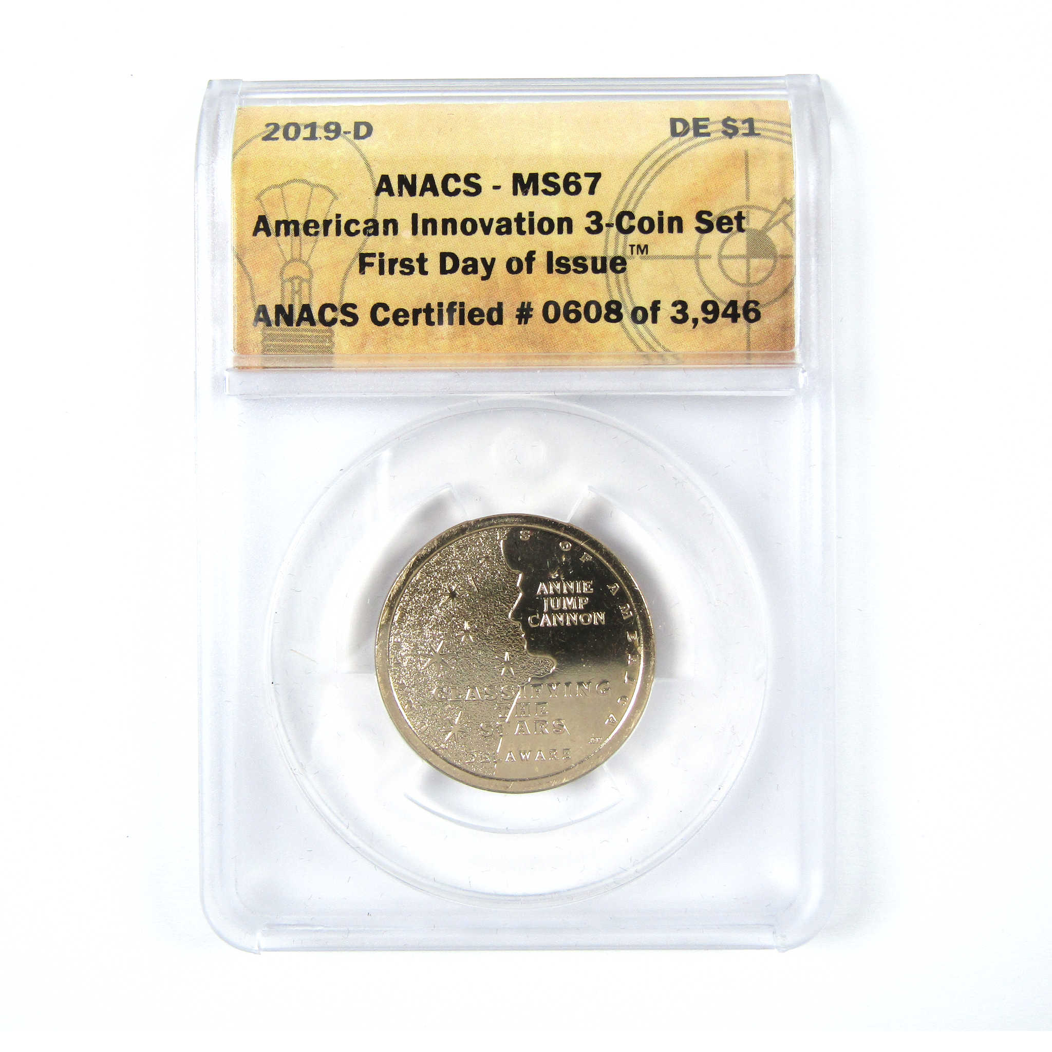 2019 PDS Classifying the Stars Innovation Dollar Set ANACS SKU:CPC6184