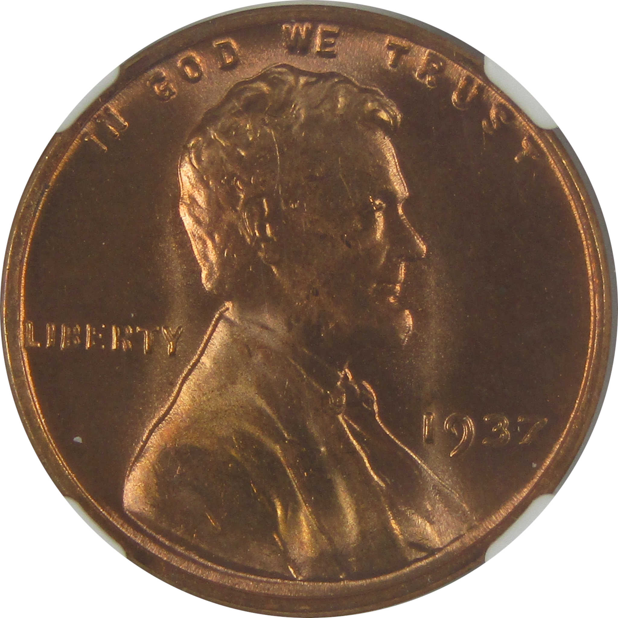 1937 Lincoln Wheat Cent MS 66 RD NGC Penny Uncirculated SKU:I22622