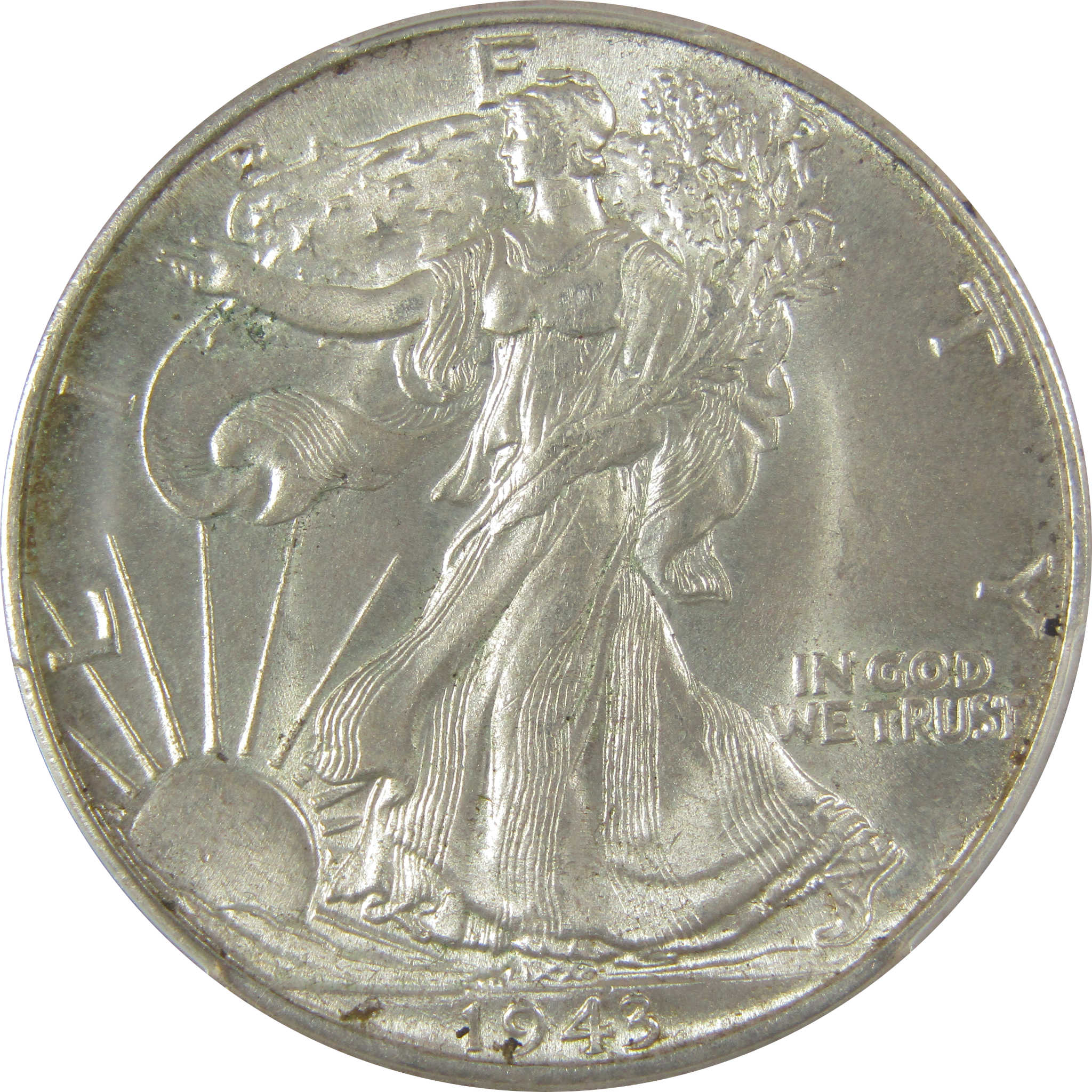 1943 Liberty Walking Half Dollar MS 64 PCGS Silver 50c Coin SKU:I19822
