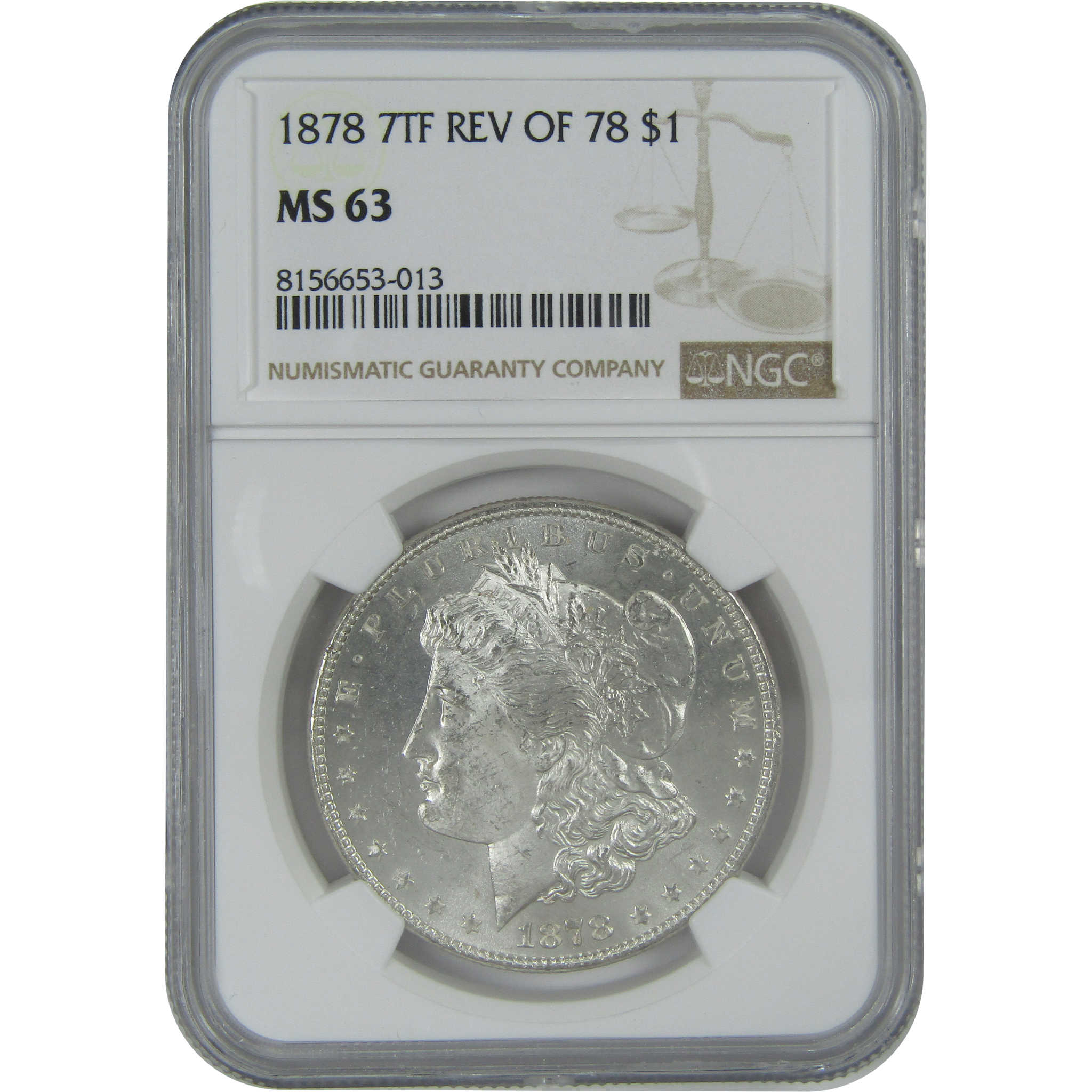 1878 7TF Rev 78 Morgan Dollar MS 63 NGC Silver $1 Coin SKU:I16471 - Morgan coin - Morgan silver dollar - Morgan silver dollar for sale - Profile Coins &amp; Collectibles