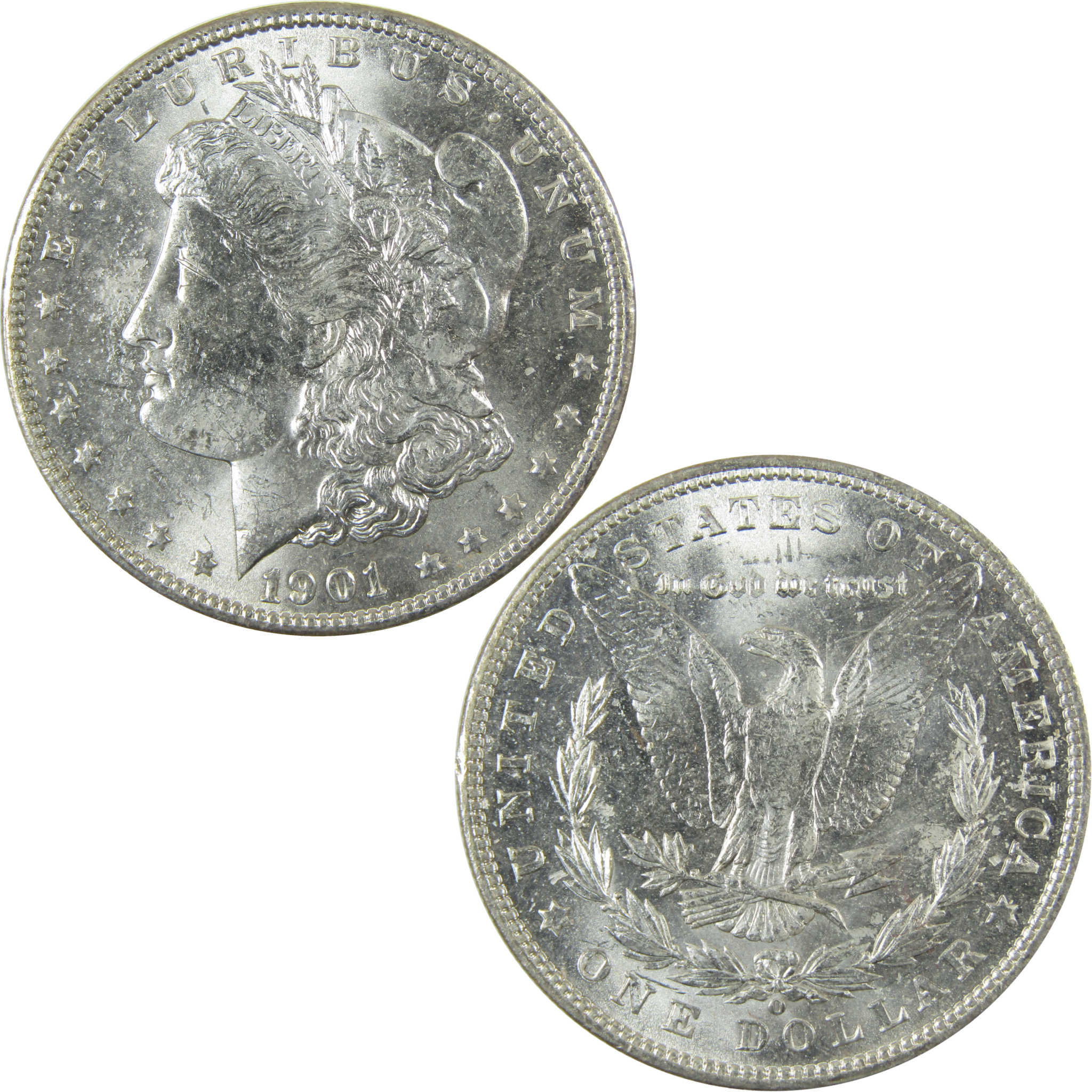 1901 O Morgan Silver Dollar Uncirculated Mint State $1 Coin SKU:I27802