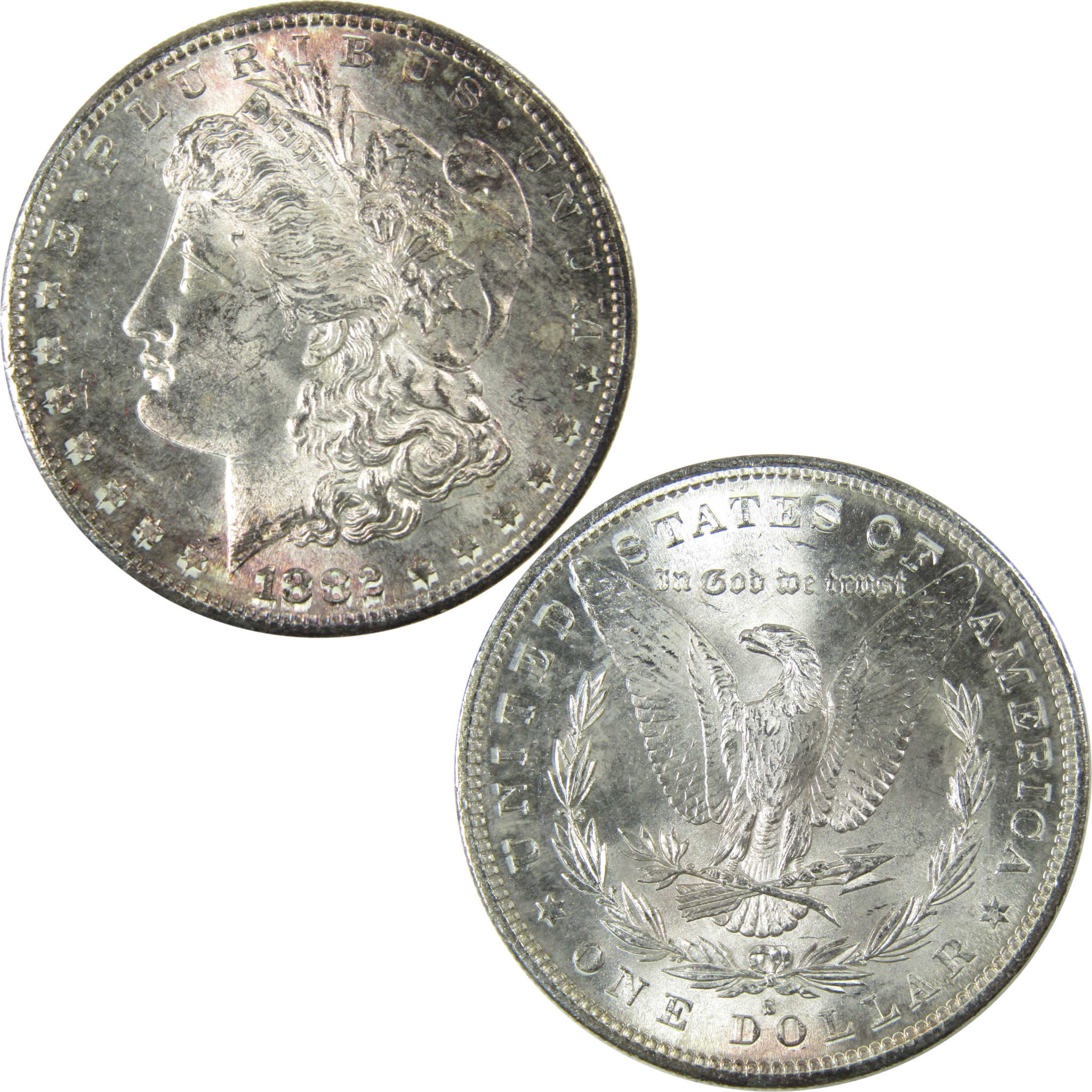 1880-1882 San Fancisco Morgan Silver Dollar Set Uncirculated SKU:CP751