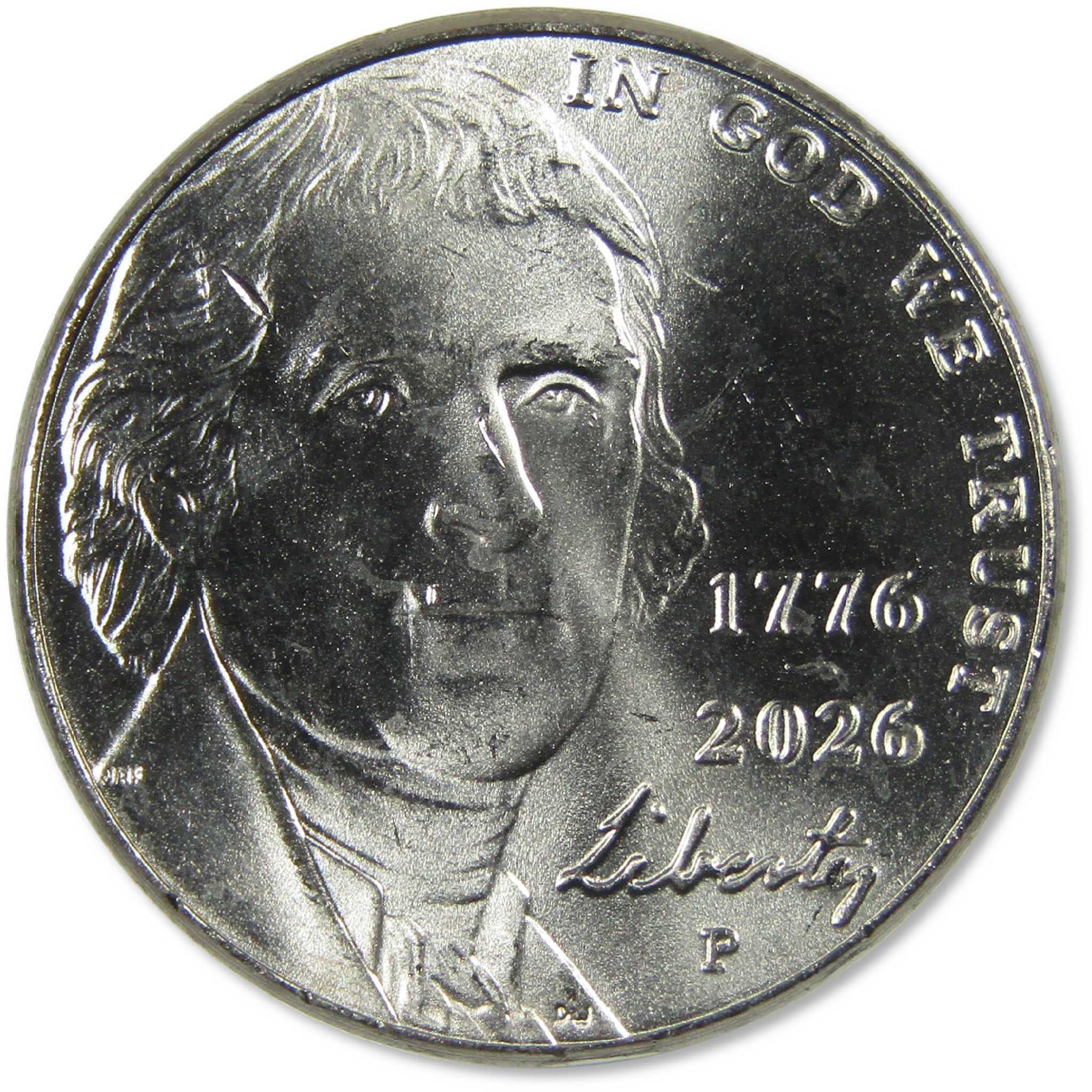 2026 P Semiquincentennial Jefferson Nickel Uncirculated Mint State