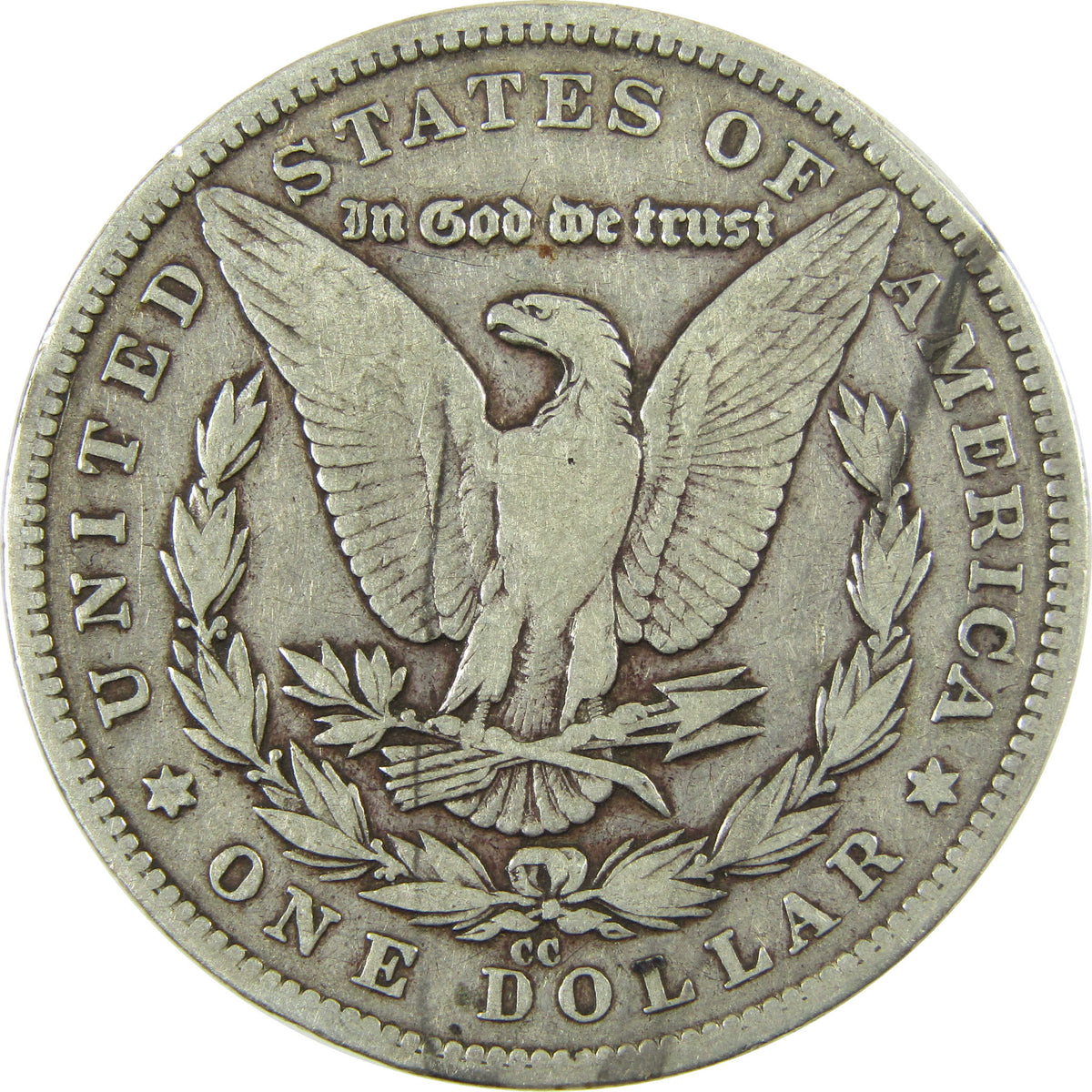1879 CC Rev 79 Morgan Silver Dollar F Fine $1 Coin SKU:CP1698 - Morgan coin - Morgan silver dollar - Morgan silver dollar for sale - Profile Coins &amp; Collectibles