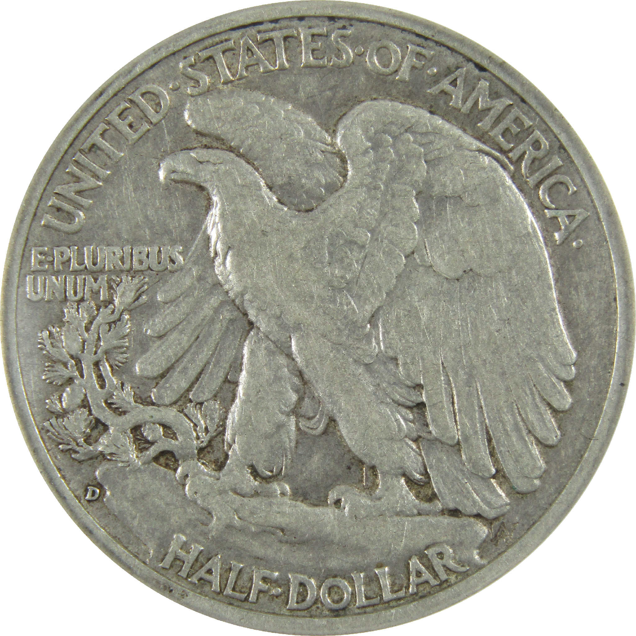 1938 D Liberty Walking Half Dollar VF 30 ANACS Silver SKU:I11906