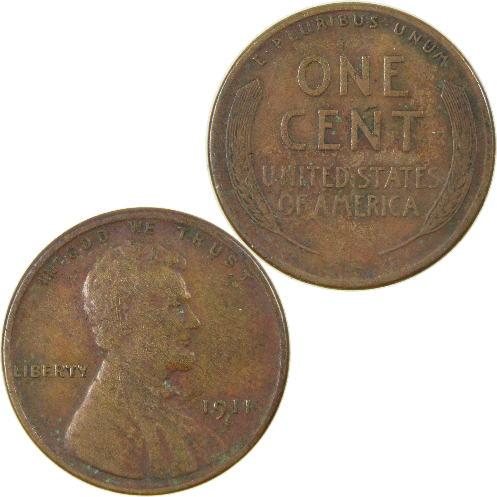 1911 S Lincoln Wheat Cent VG Very Good Details Penny SKU:I27660
