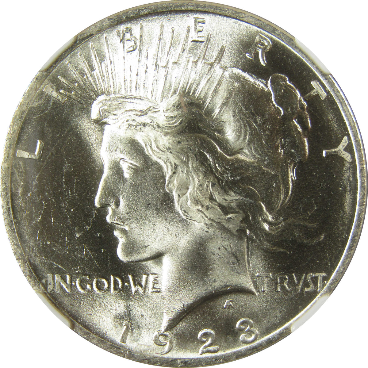 1923 Peace Silver $1 MS 64 NGC Uncirculated SKU:CP1673