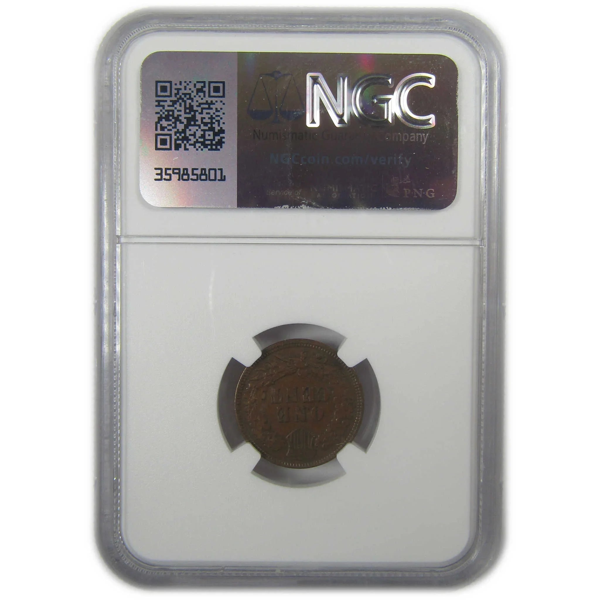 1871 Indian Head Cent XF Details NGC Penny 1c Coin SKU:I24896