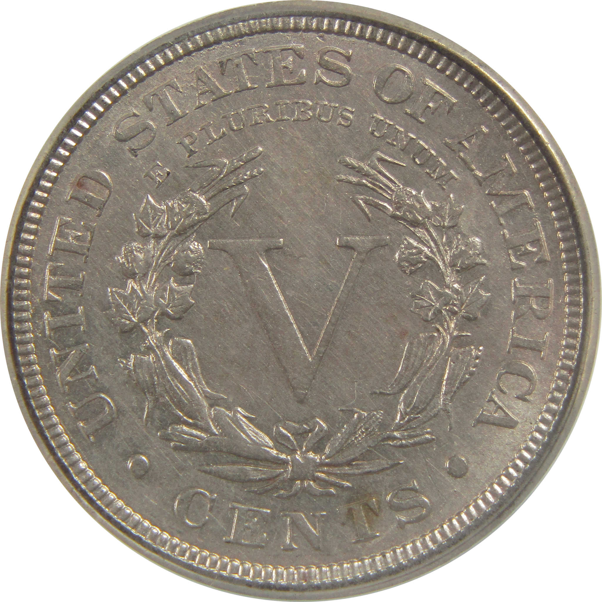 1884 Liberty Head V Nickel AU 55 Details ANACS 5c Coin SKU:I22318