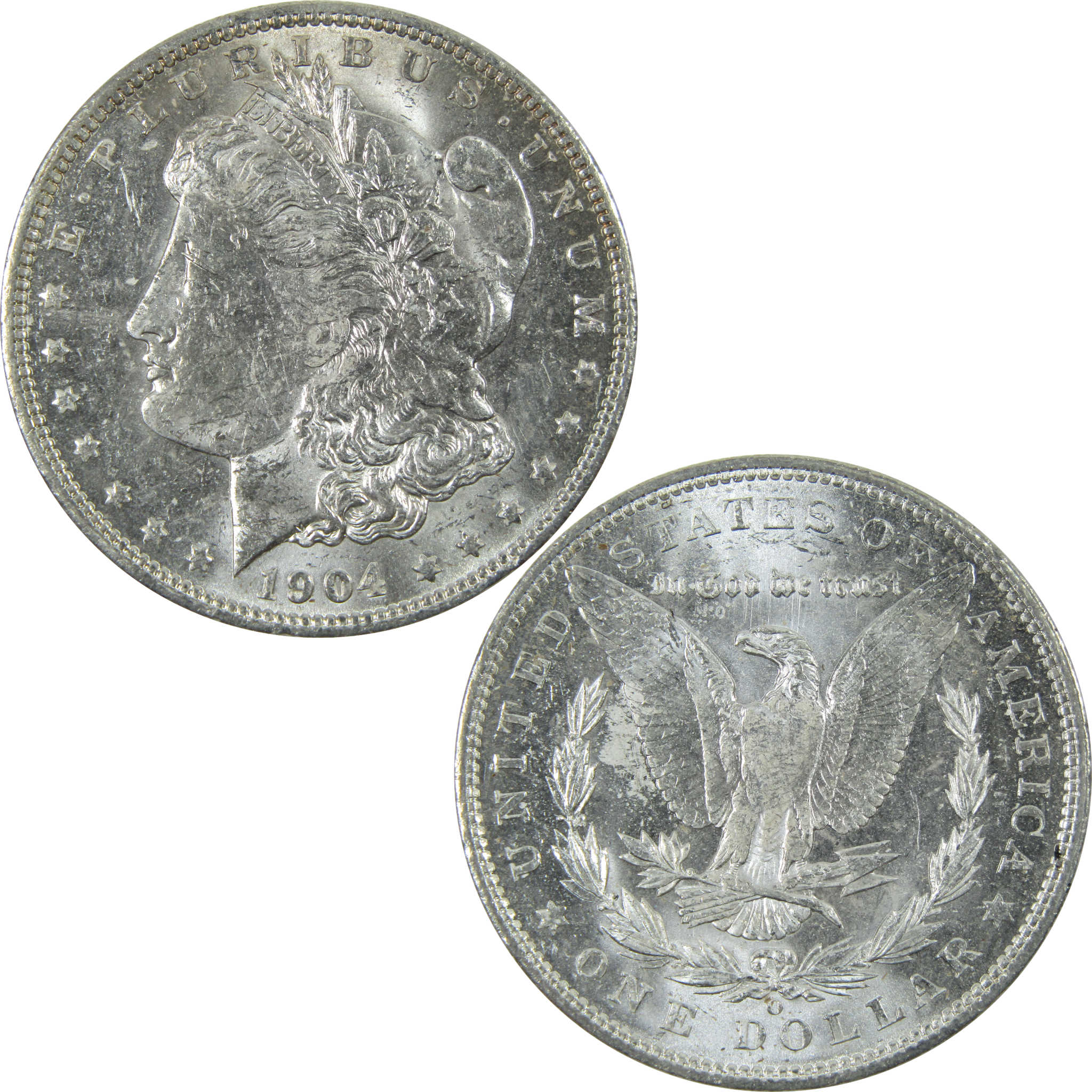 1904 O Morgan Dollar Uncirculated Silver $1 Coin SKU:I14825 - Morgan coin - Morgan silver dollar - Morgan silver dollar for sale - Profile Coins &amp; Collectibles