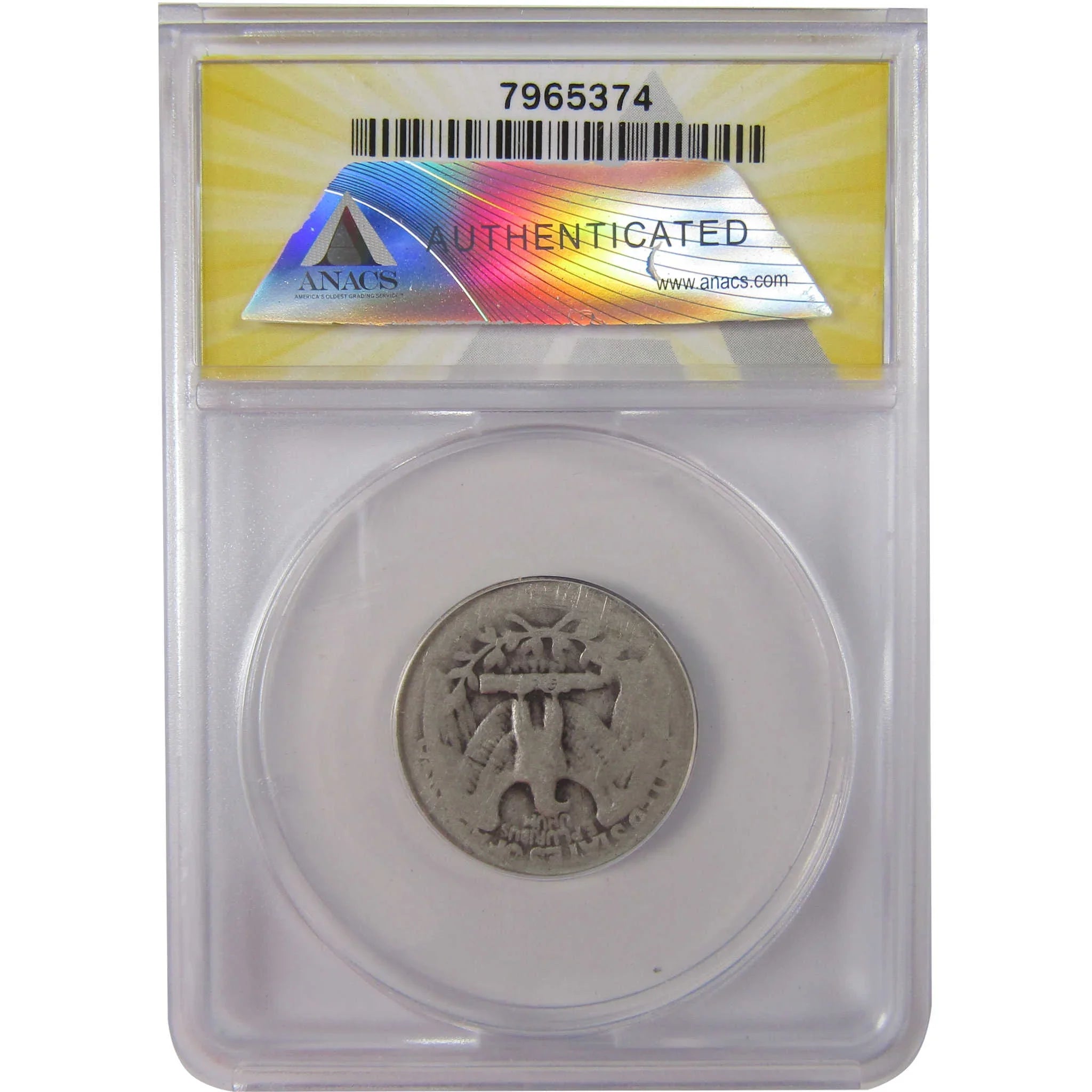 1934 DDO FS-101 Die 1 Washington Silver Quarter AG 3 ANACS SKU:I25625
