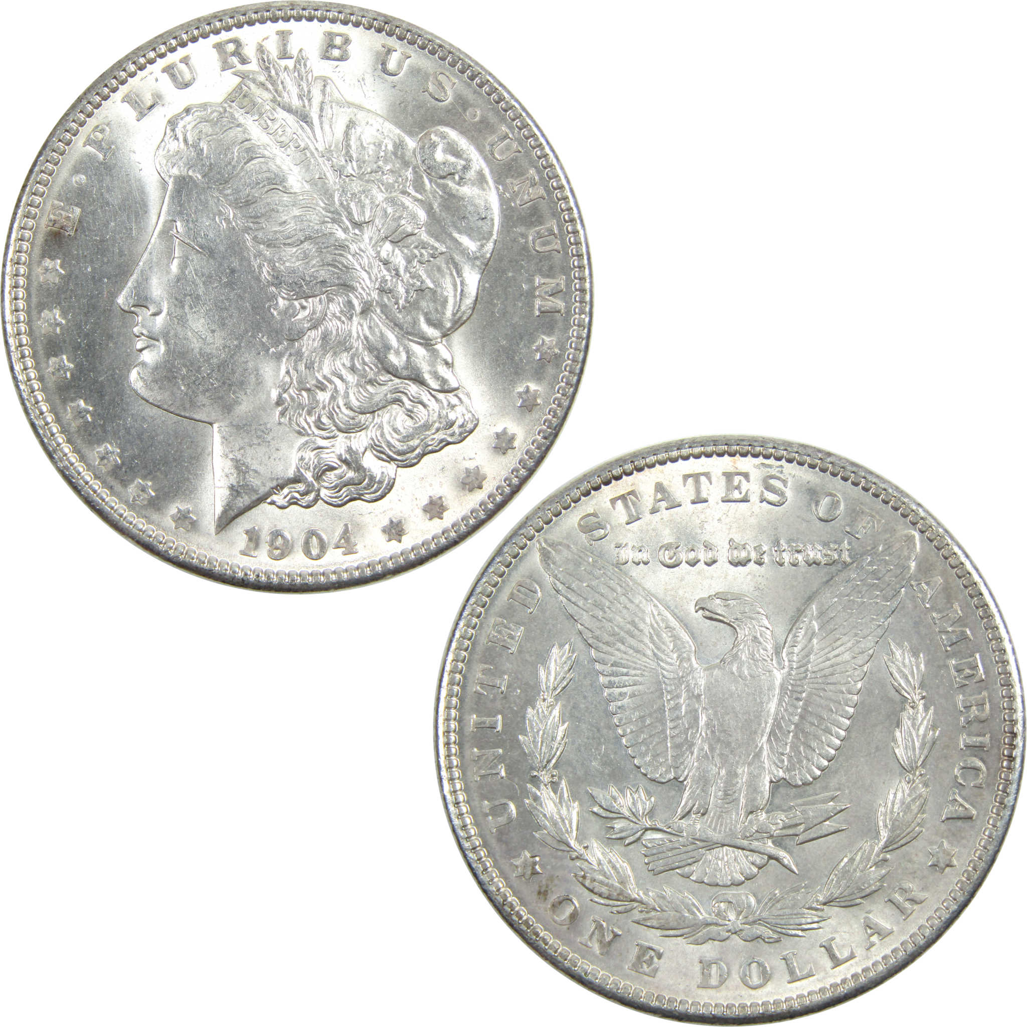 1904 Morgan Dollar Uncirculated Silver $1 Coin SKU:I14332 - Morgan coin - Morgan silver dollar - Morgan silver dollar for sale - Profile Coins &amp; Collectibles