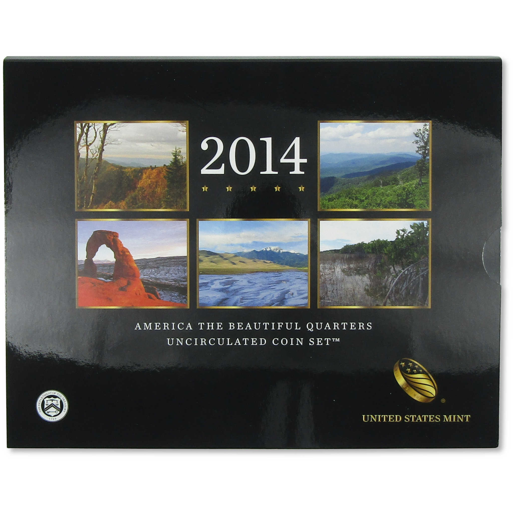 2014 America the Beautiful Quarters Uncirculated Coin Set SKU:CPC3401