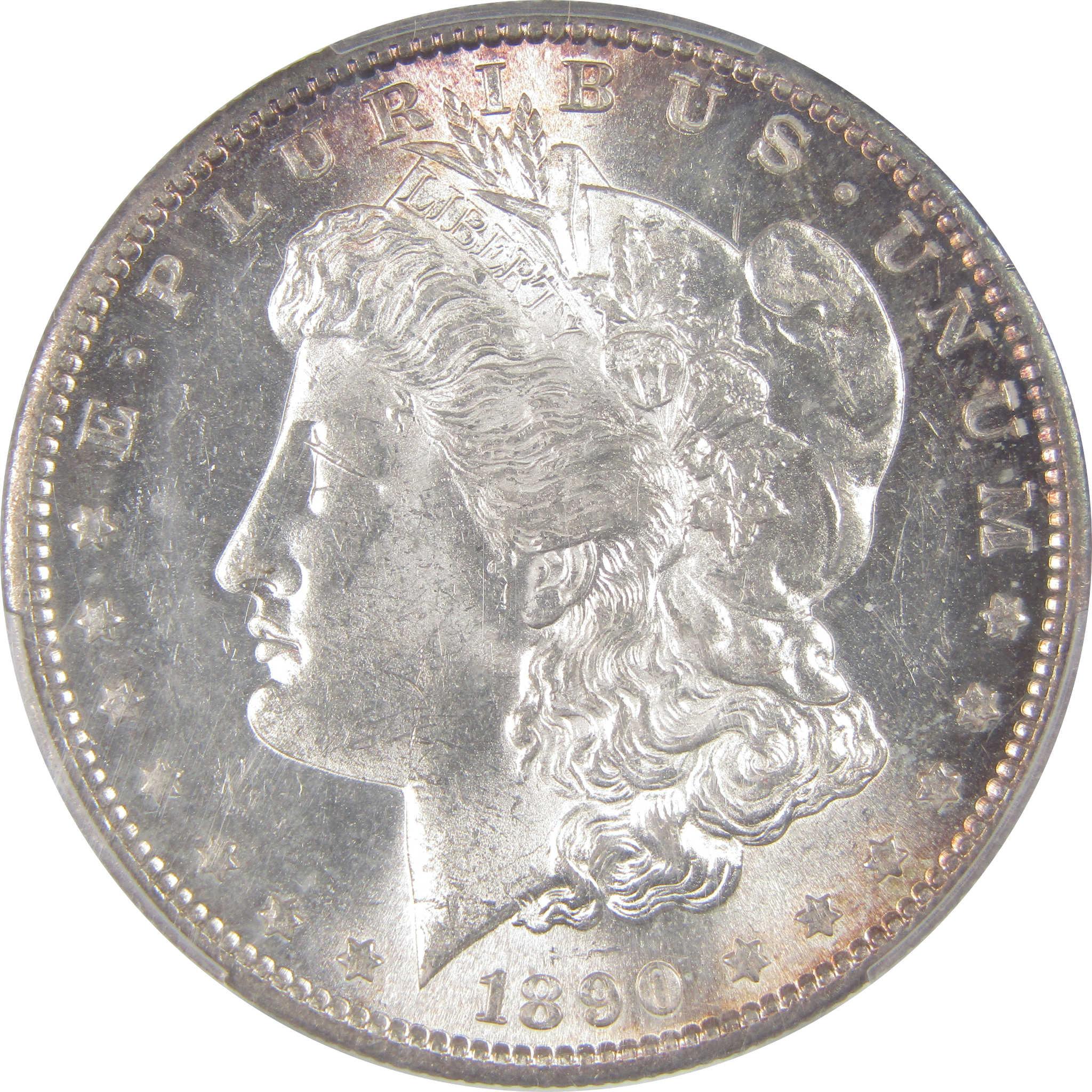 1890 S Morgan Dollar MS 63 PCGS Silver Uncirculated Toned SKU:I16766