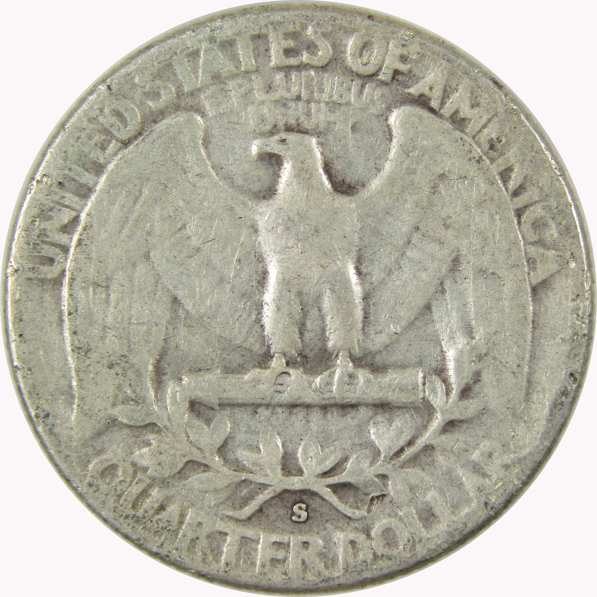 1954 S Washington Silver Quarter G Good 25c Coin Collectible
