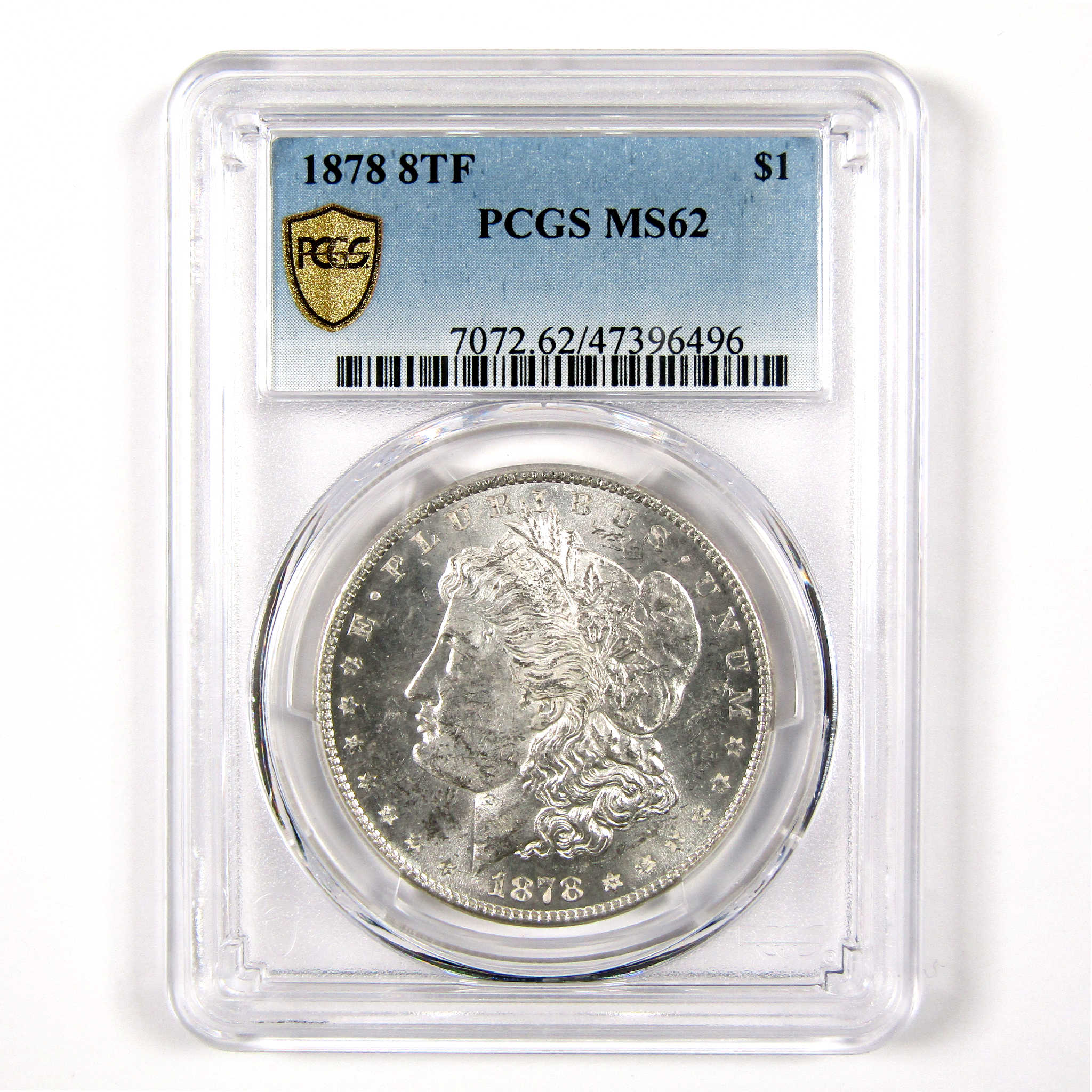 1878 8TF Morgan Dollar MS 62 PCGS Silver $1 Uncirculated SKU:I11337 - Morgan coin - Morgan silver dollar - Morgan silver dollar for sale - Profile Coins &amp; Collectibles