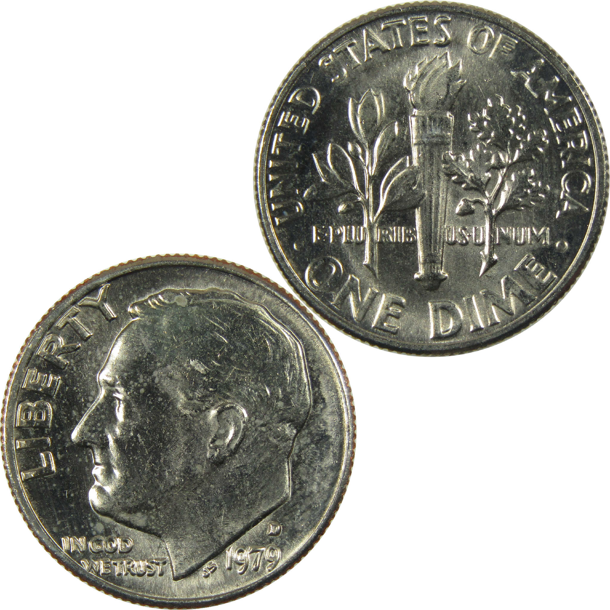 1979 D Roosevelt Clad Dime Uncirculated Mint State 10c Coin