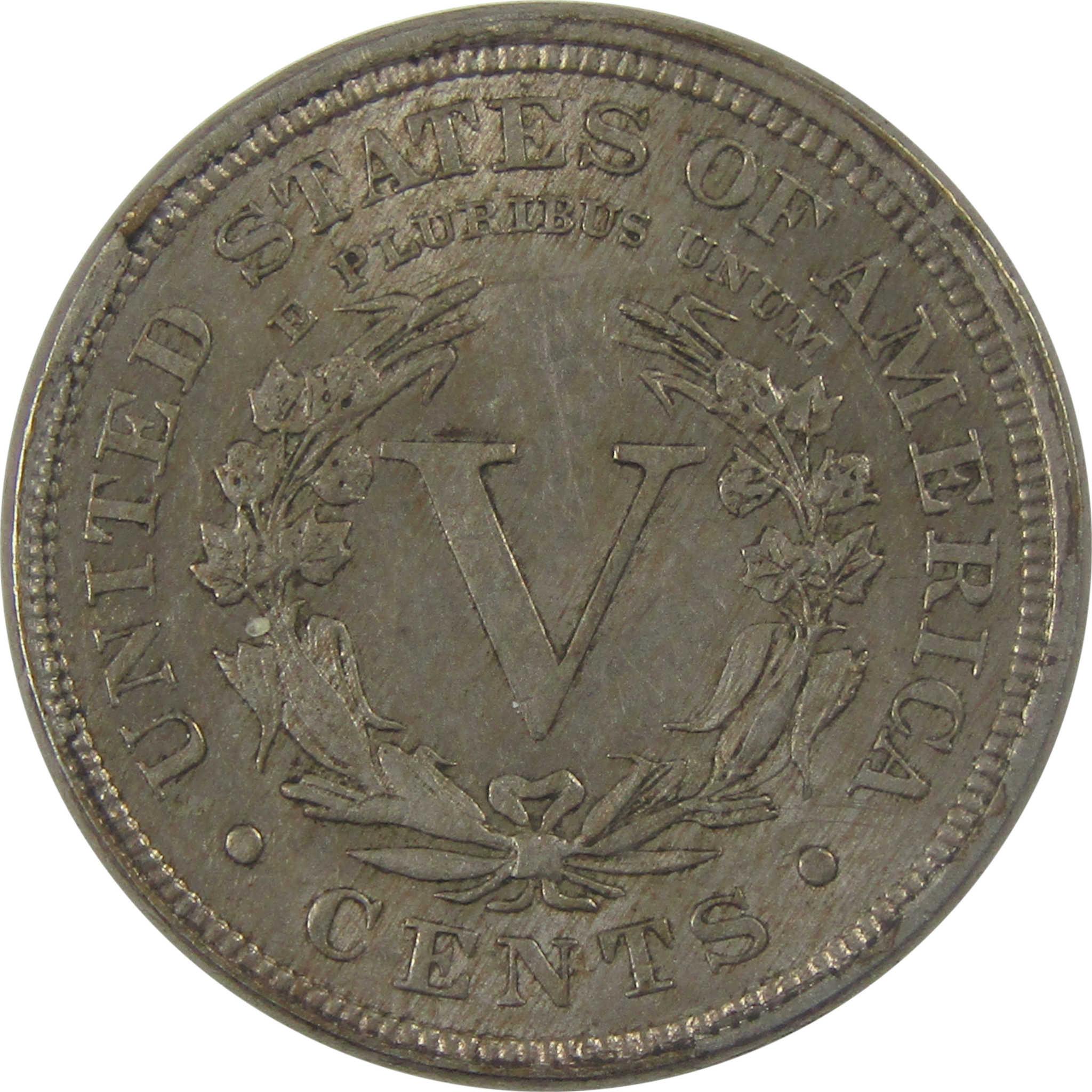 1892 Liberty Head V Nickel CH AU Choice About Uncirculated SKU:I23961