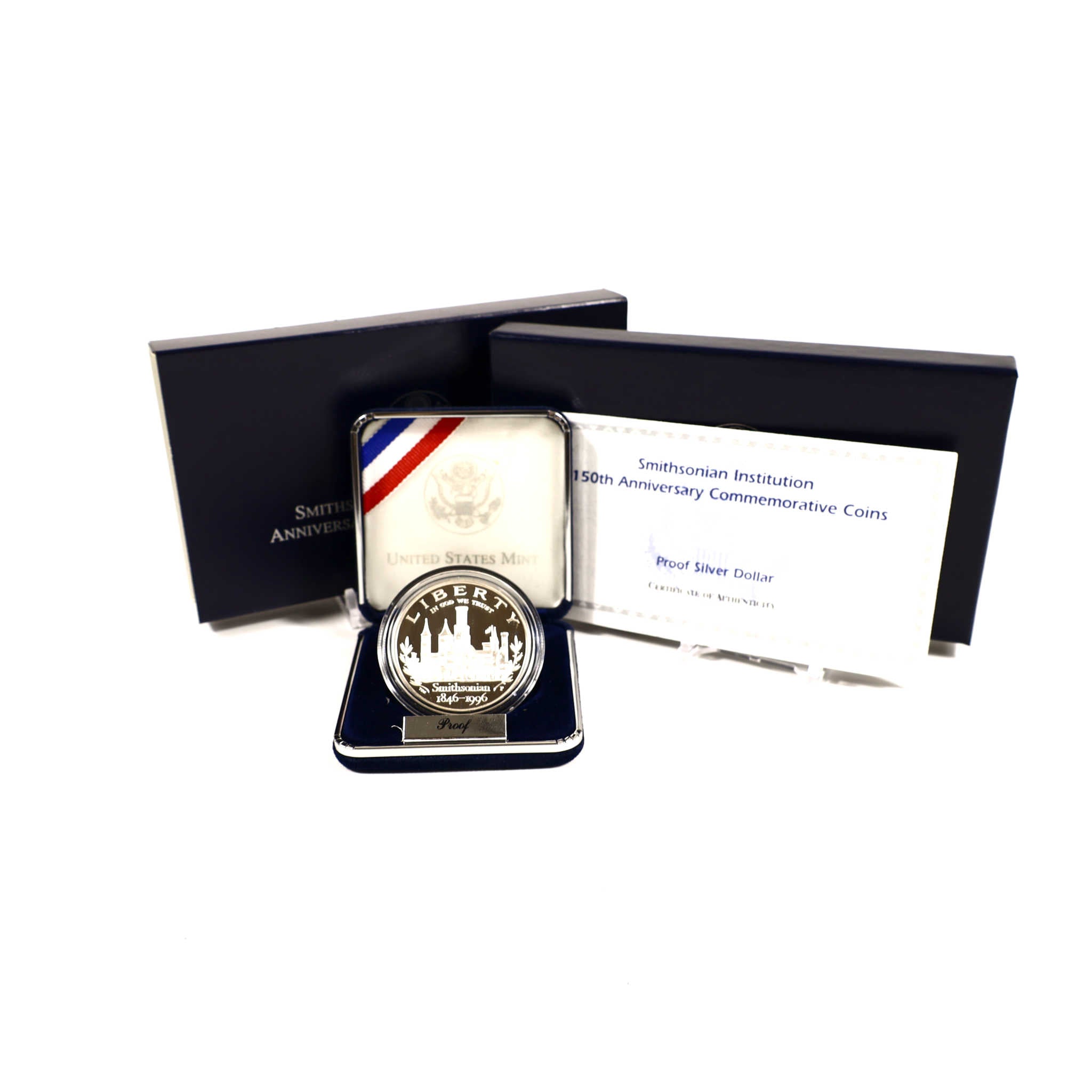 Smithsonian Commemorative 1996 P Silver $1 Proof OGP COA SKU:CPC6577