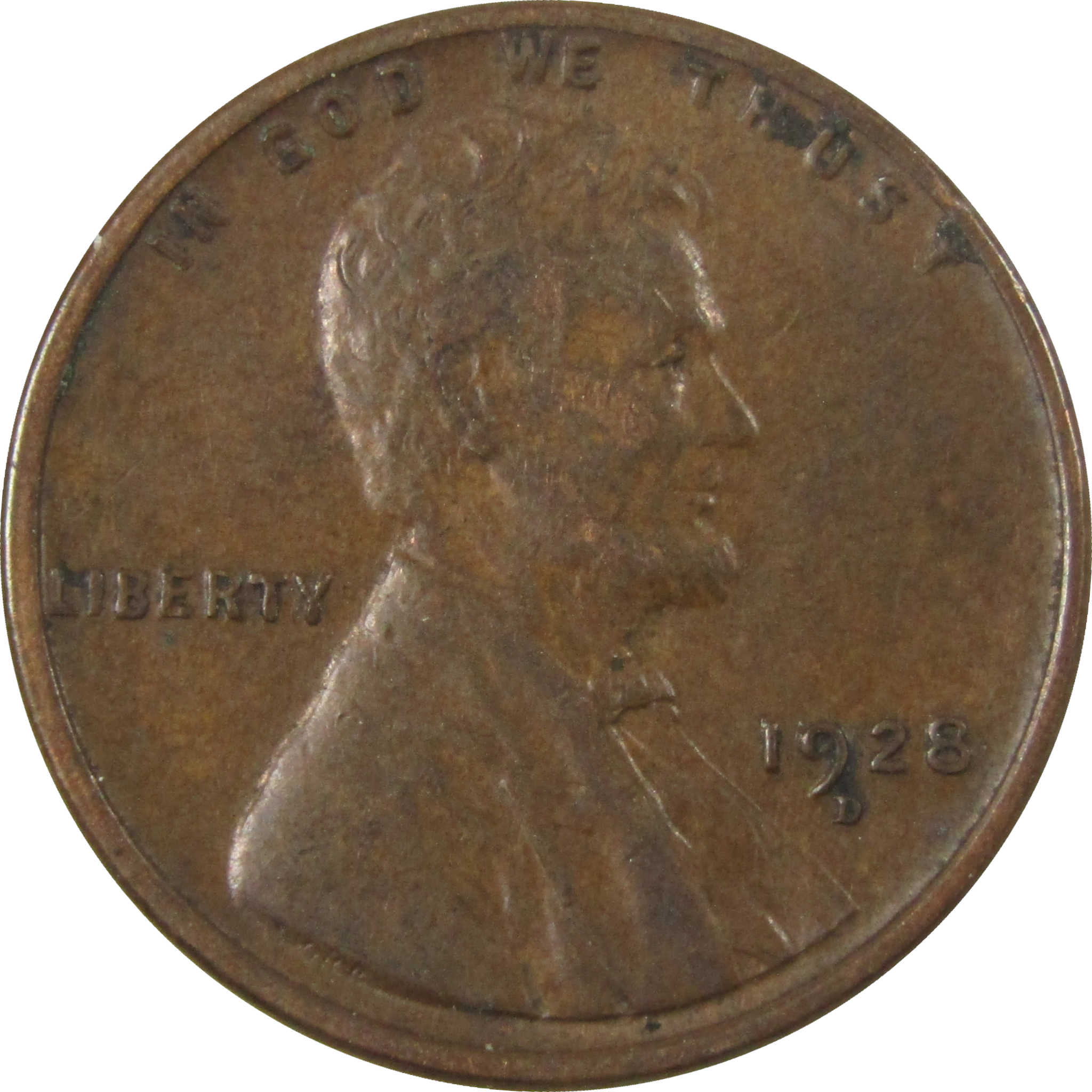 1928 D Lincoln Wheat Cent VF Very Fine Penny 1c Coin SKU:I27594
