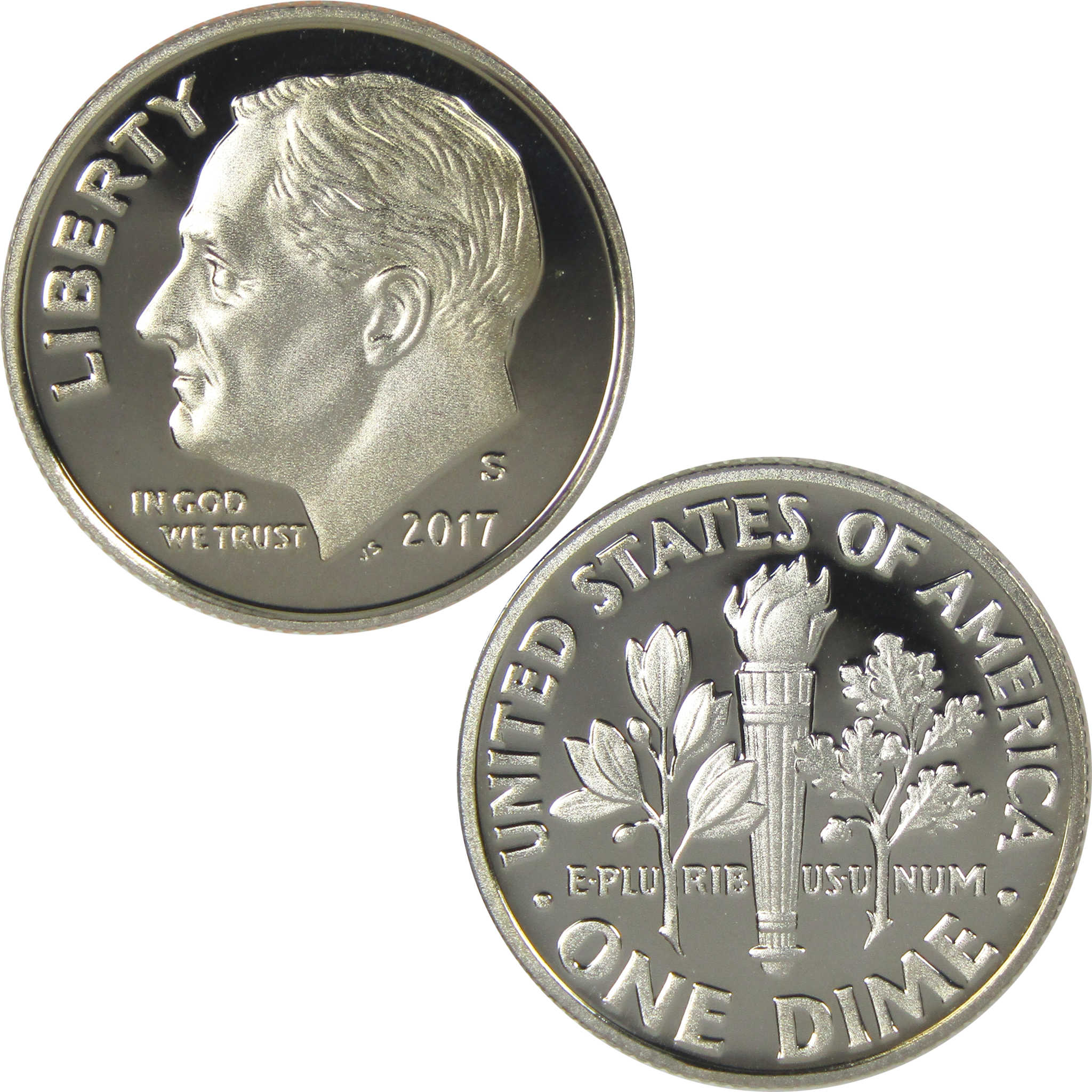 2017 S Roosevelt Dime Choice Proof Clad 10c Coin