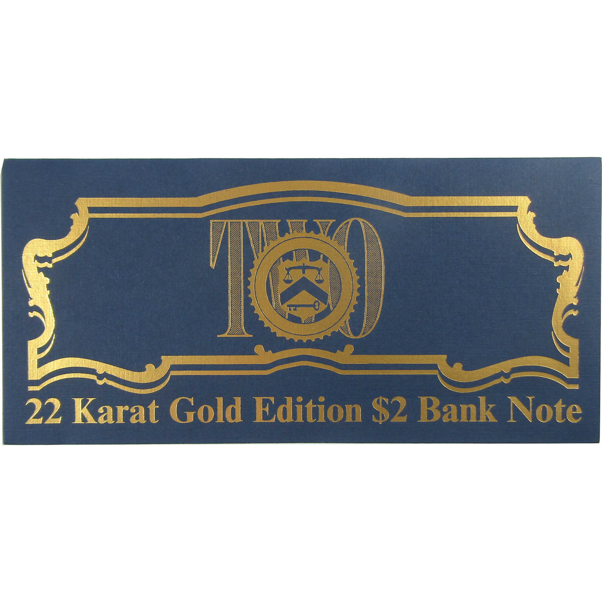 2009 $2 Federal Reserve Note 22 Karat Gold Foil Edition SKU:CPC9401