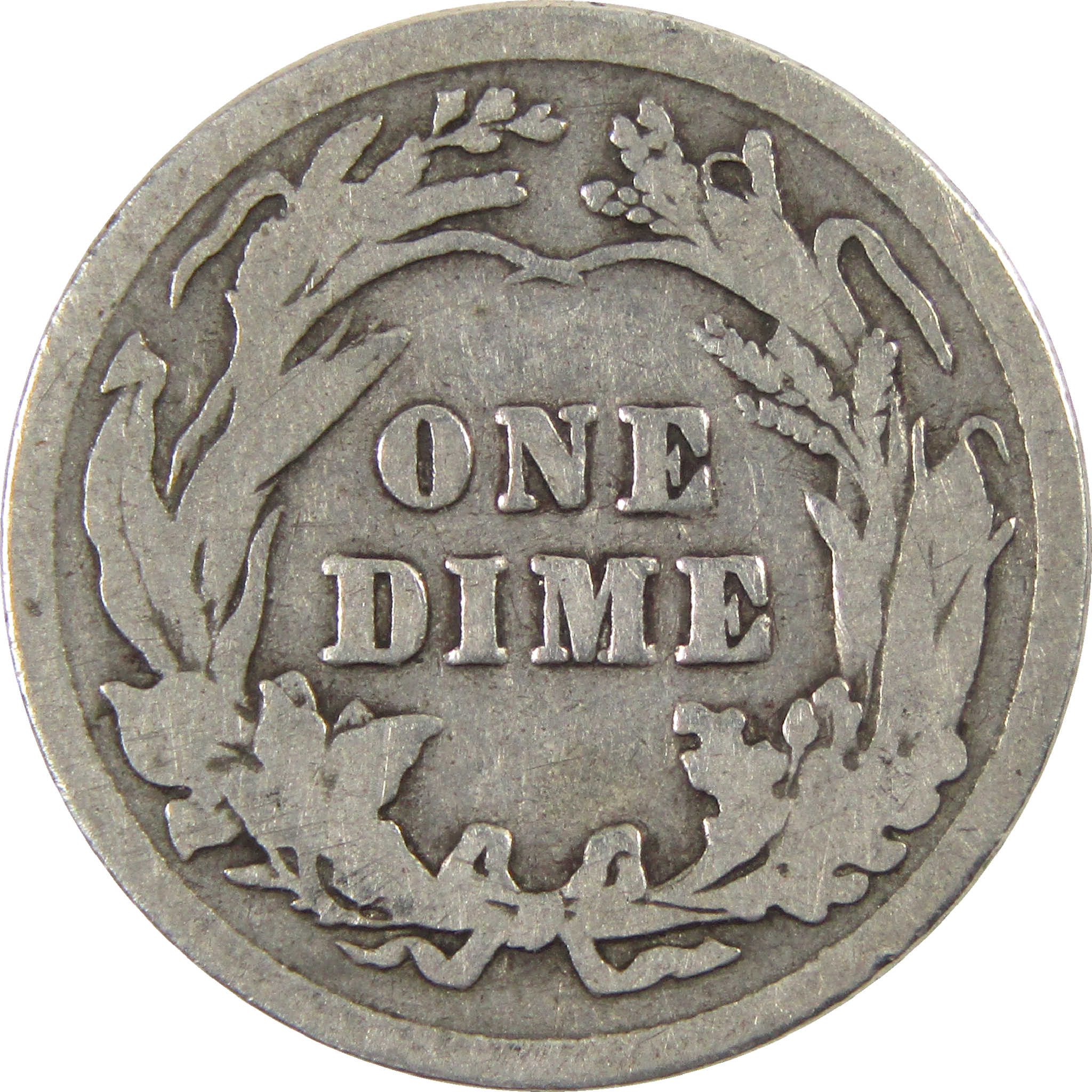 1911 Barber Dime G Good Silver 10c Coin