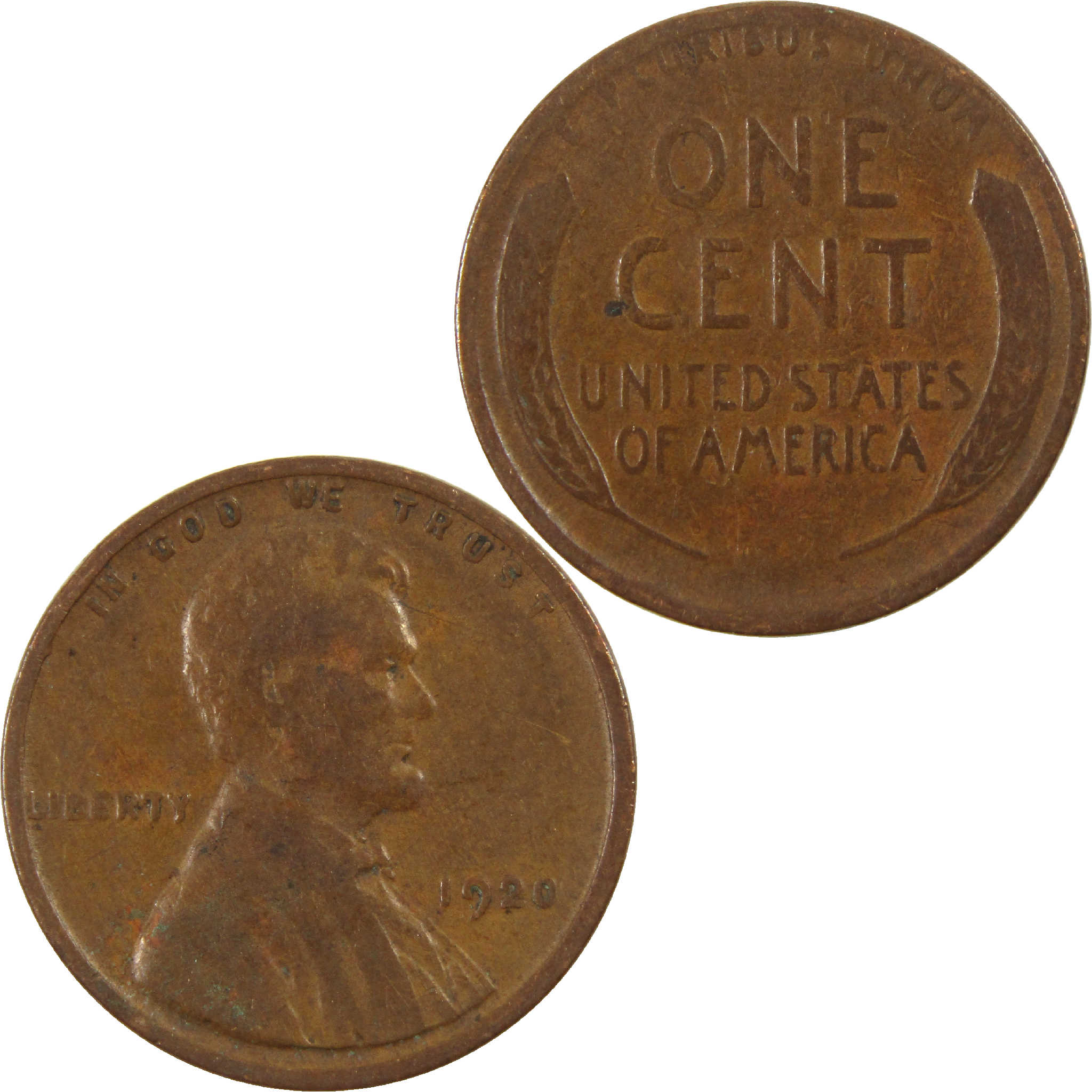 1920 Lincoln Wheat Cent VG Very Good Penny 1c Coin