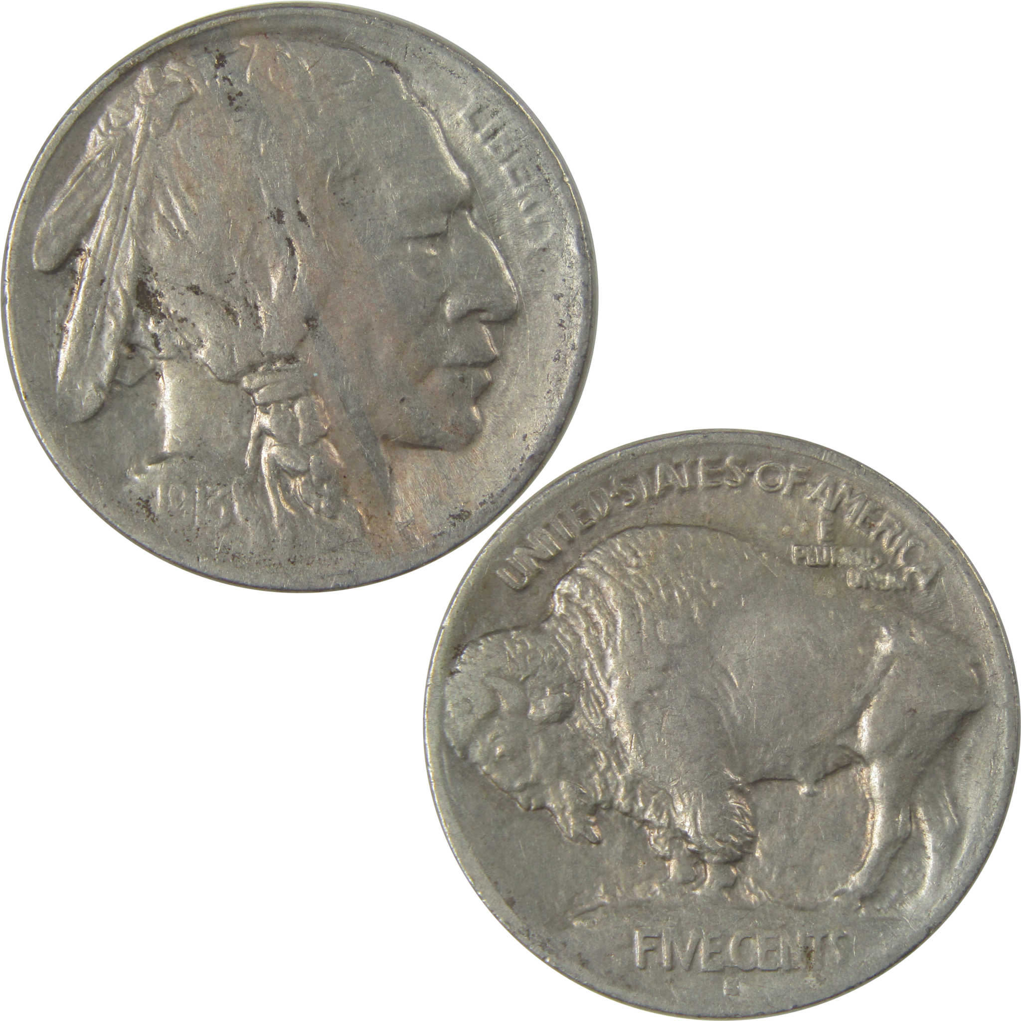 1913 S Type 1 Buffalo Nickel XF EF Extremely Fine SKU:I22828