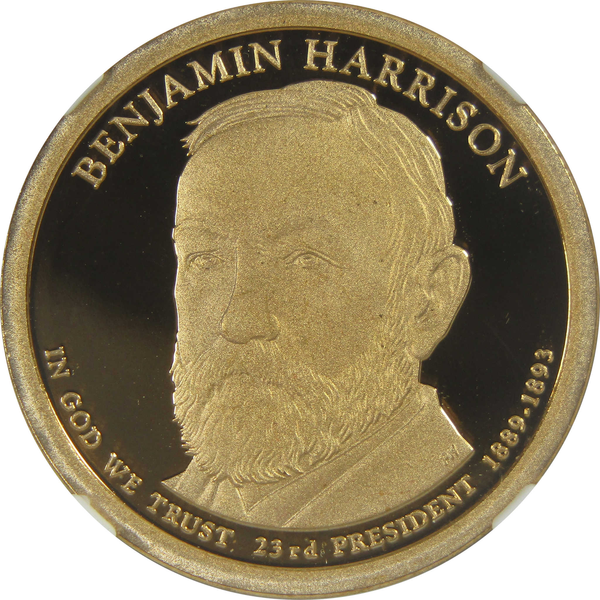 2012 S Harrison Presidential Dollar PF 69 UCAM NGC SKU:CPC9269