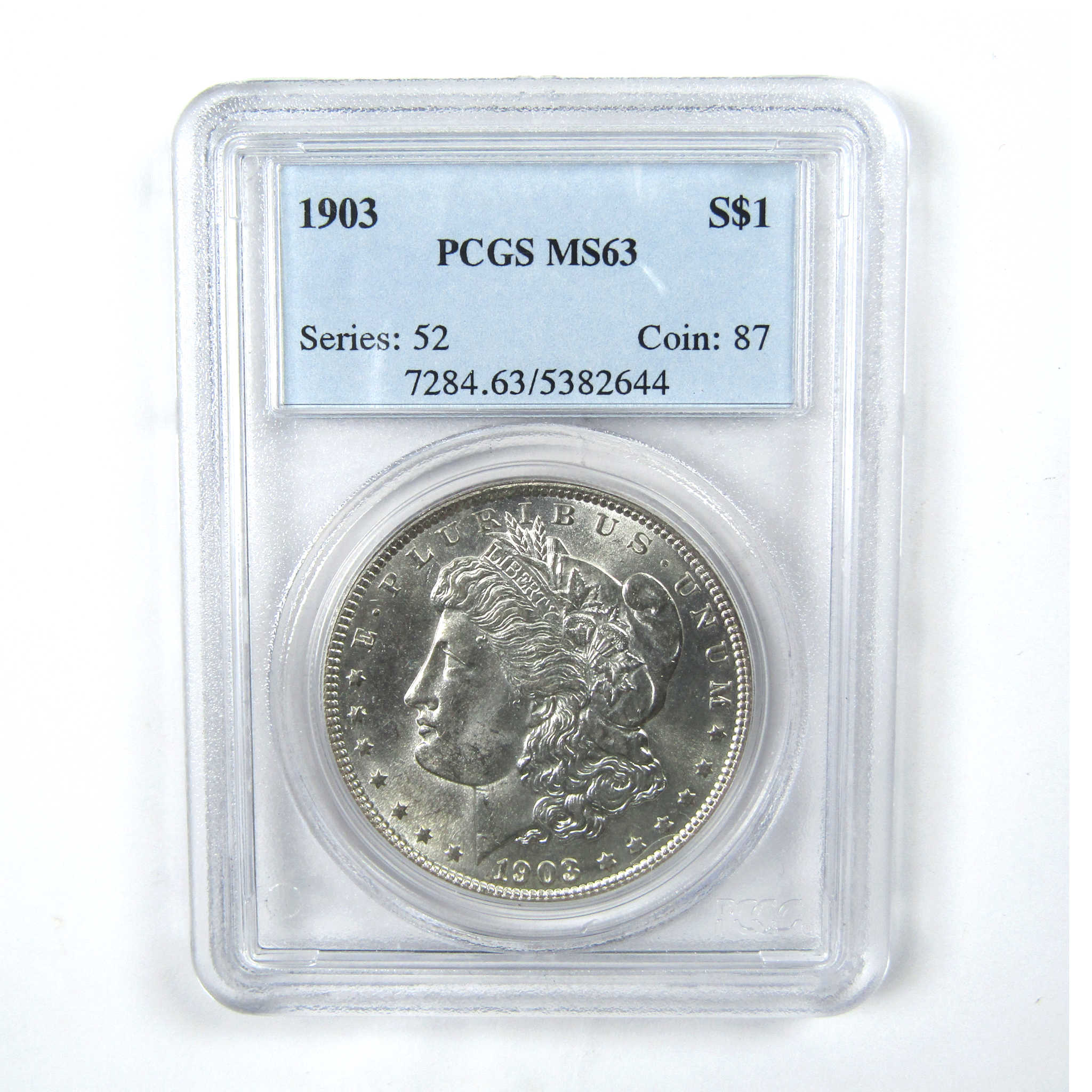 1903 Morgan Dollar MS 63 PCGS Silver $1 Uncirculated Coin SKU:CPC7162 - Morgan coin - Morgan silver dollar - Morgan silver dollar for sale - Profile Coins &amp; Collectibles